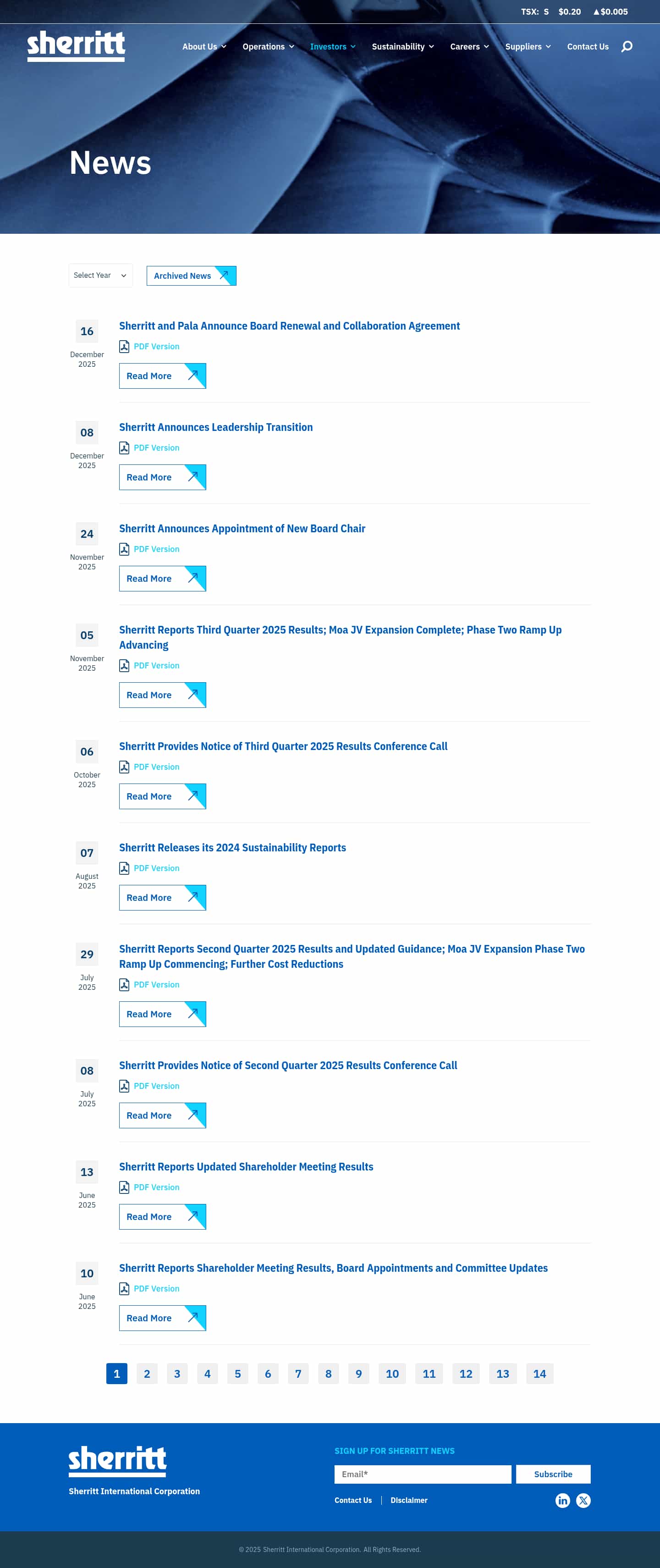 Latest website image capture