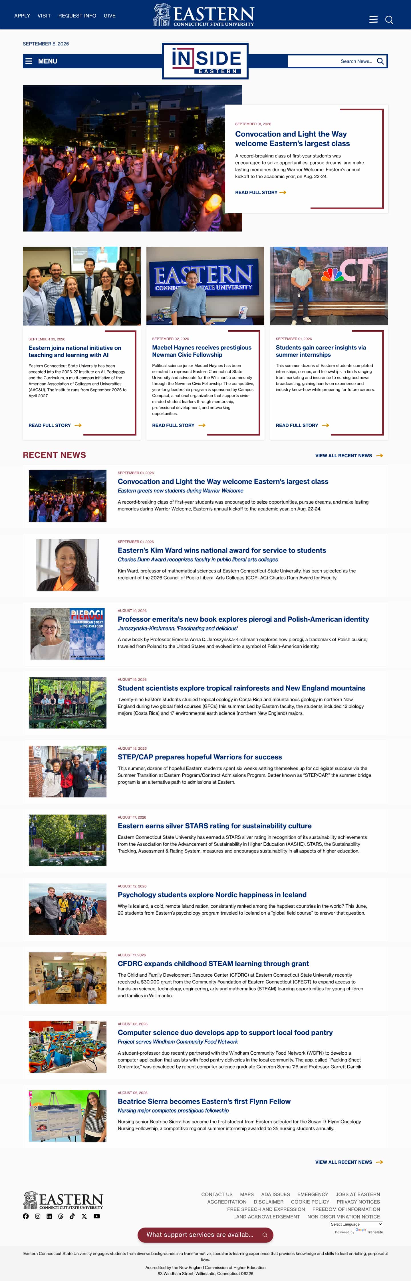 Latest website image capture