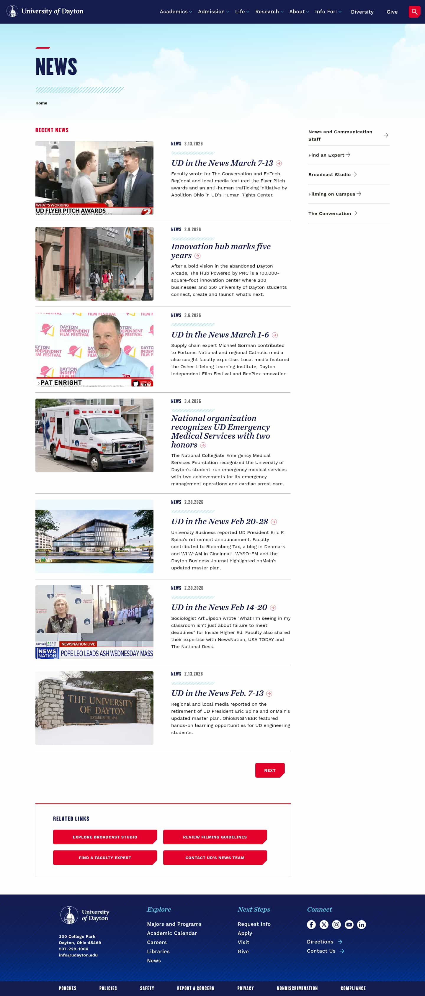 Latest website image capture