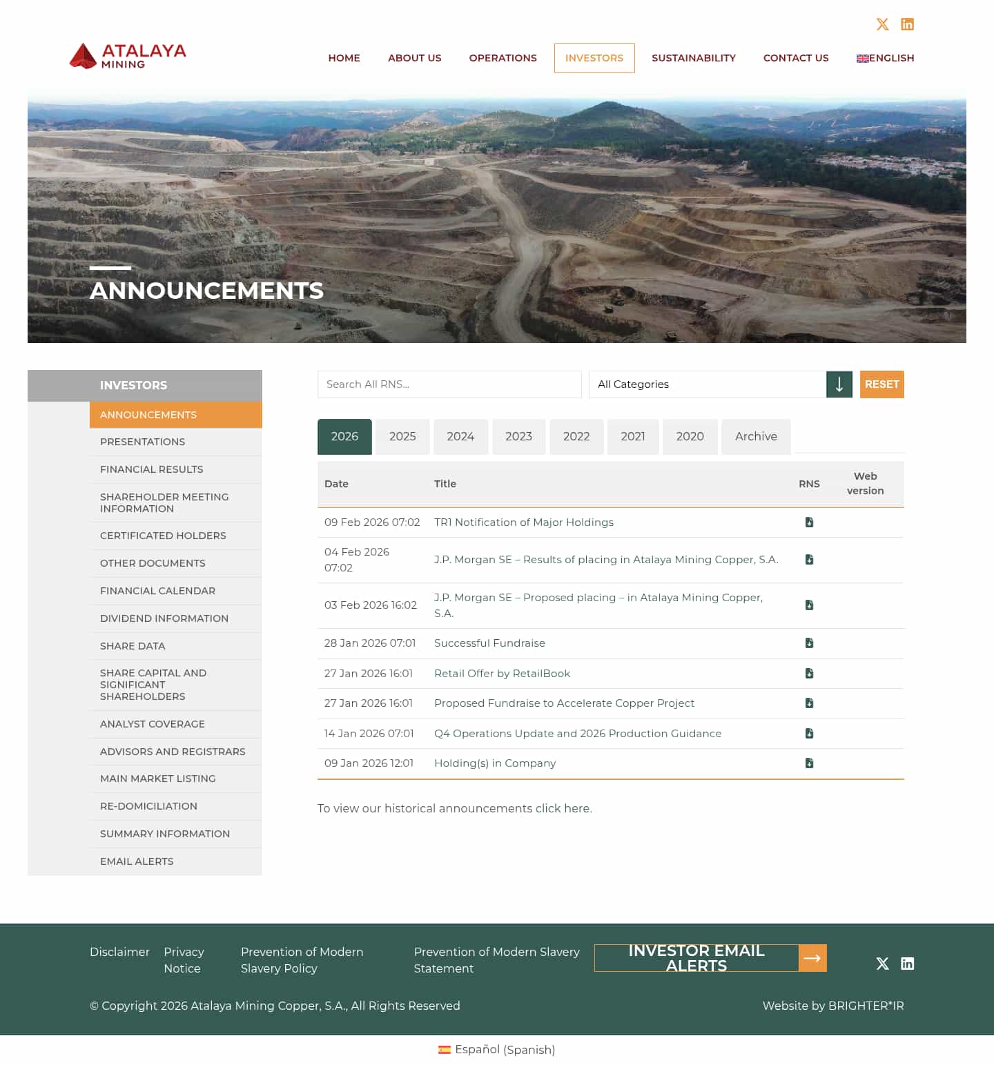 Latest website image capture