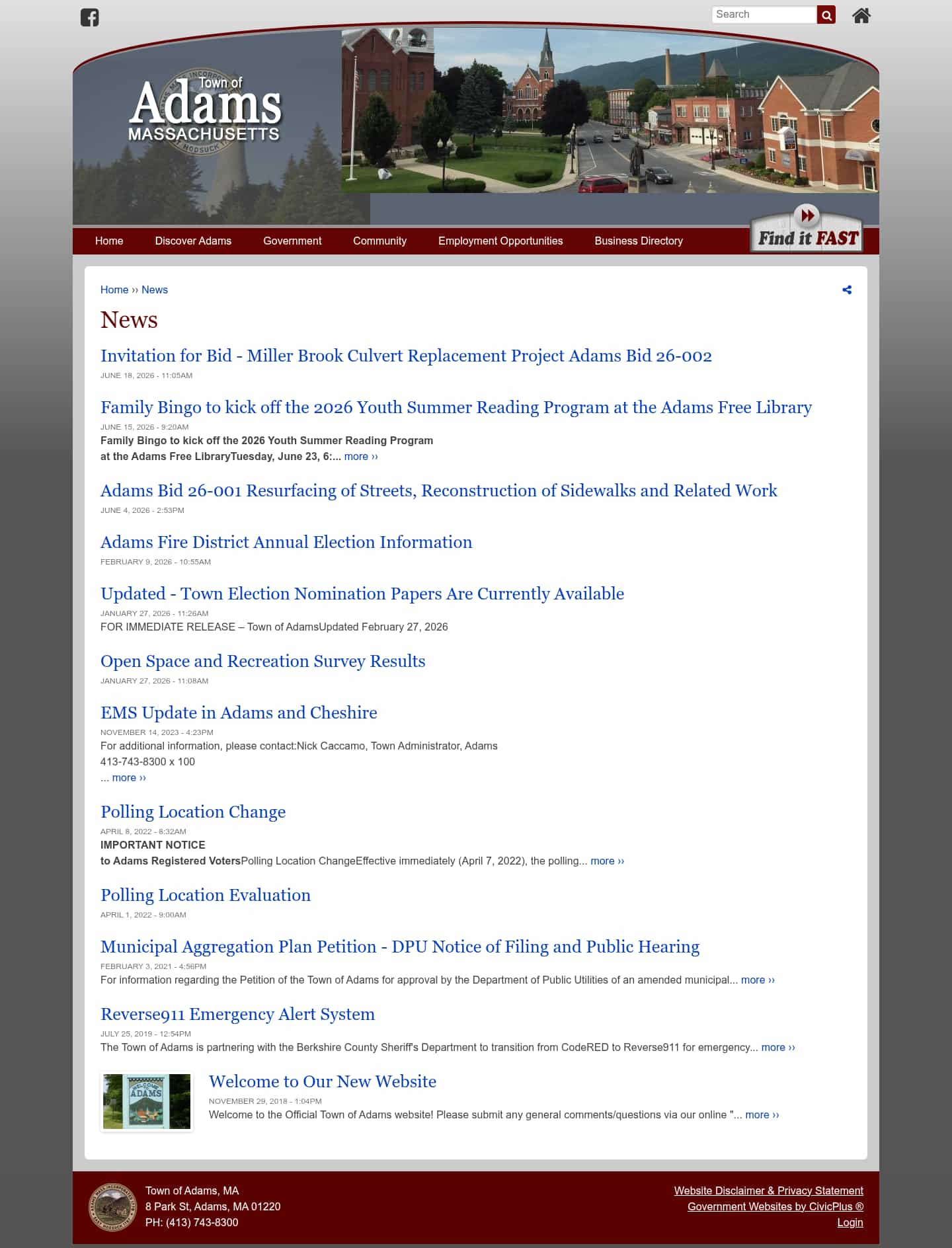 Latest website image capture