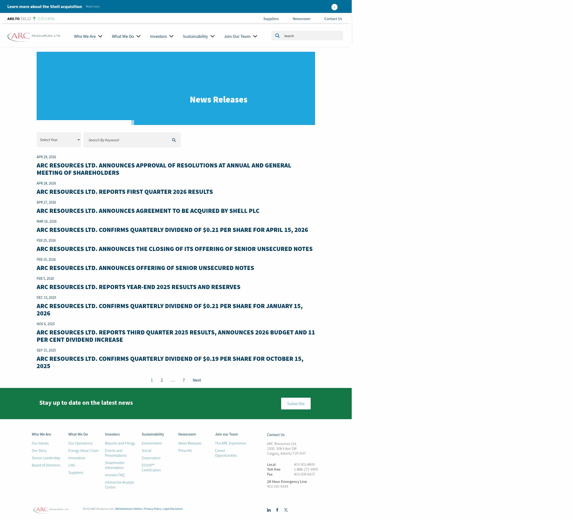 Latest website image capture