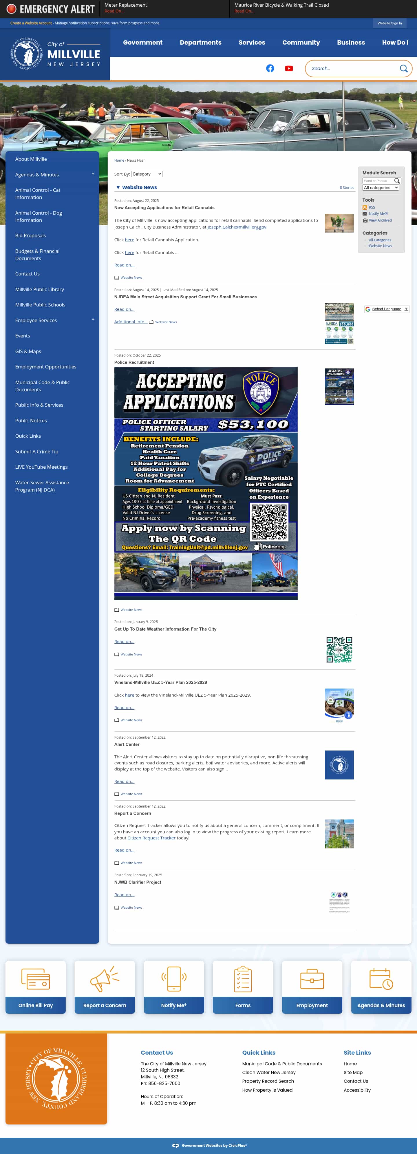 Latest website image capture