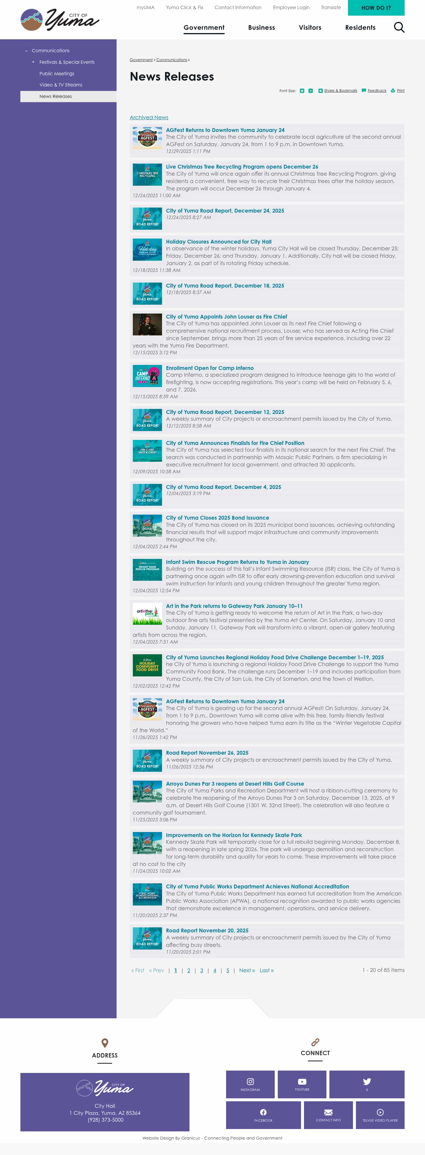 Latest website image capture