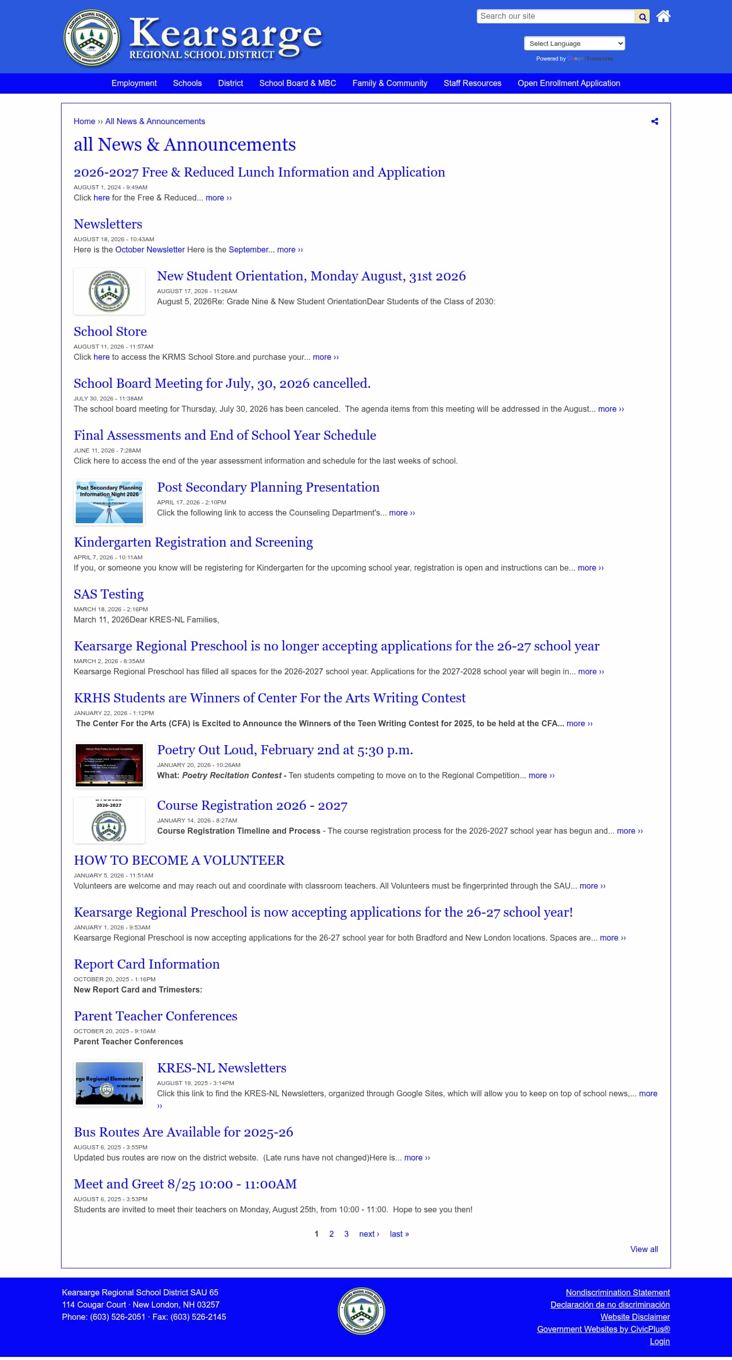 Latest website image capture