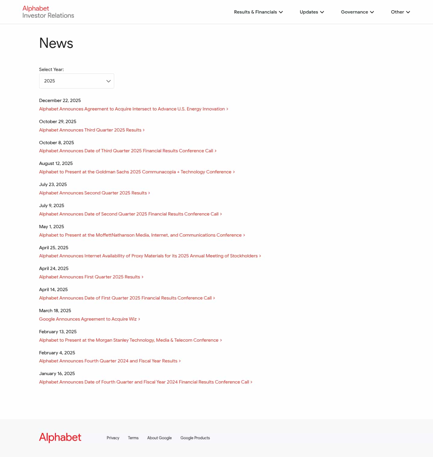 Latest website image capture