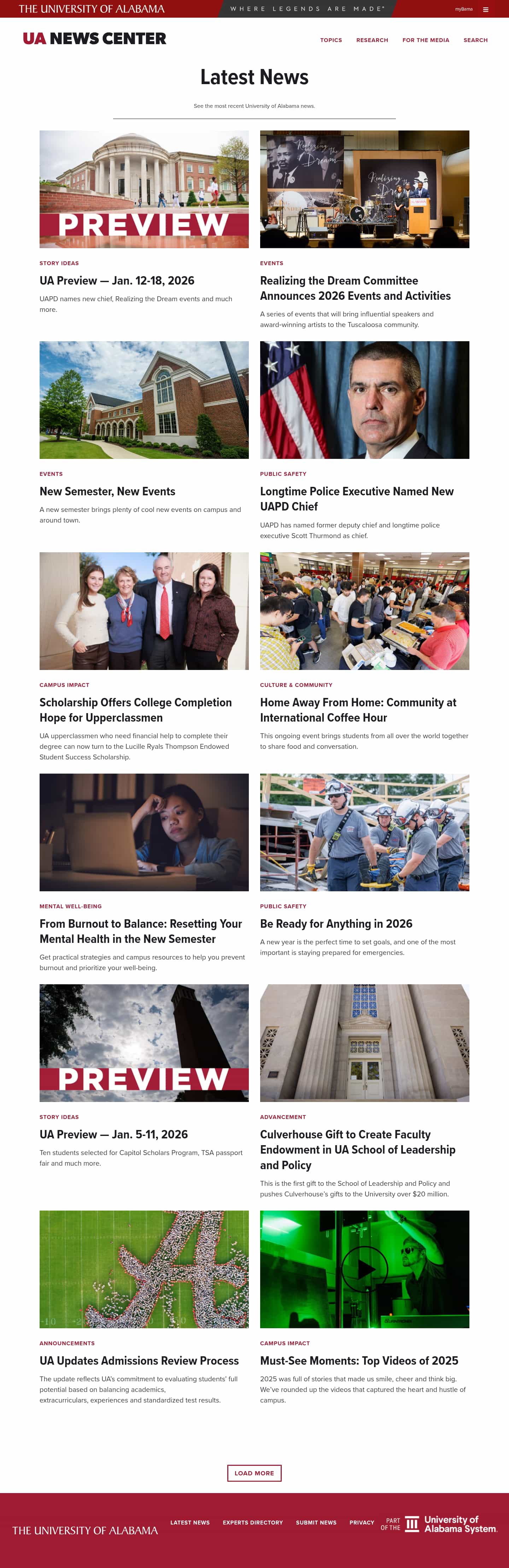 Latest website image capture