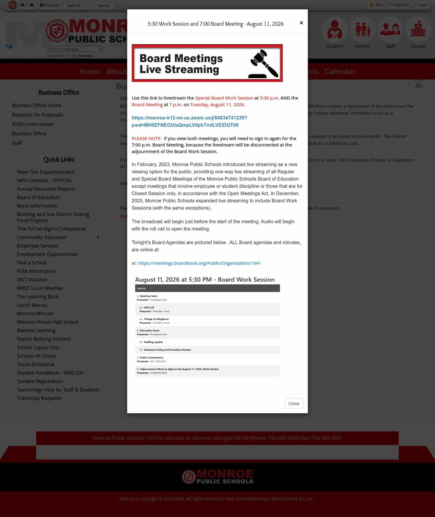 Latest website image capture