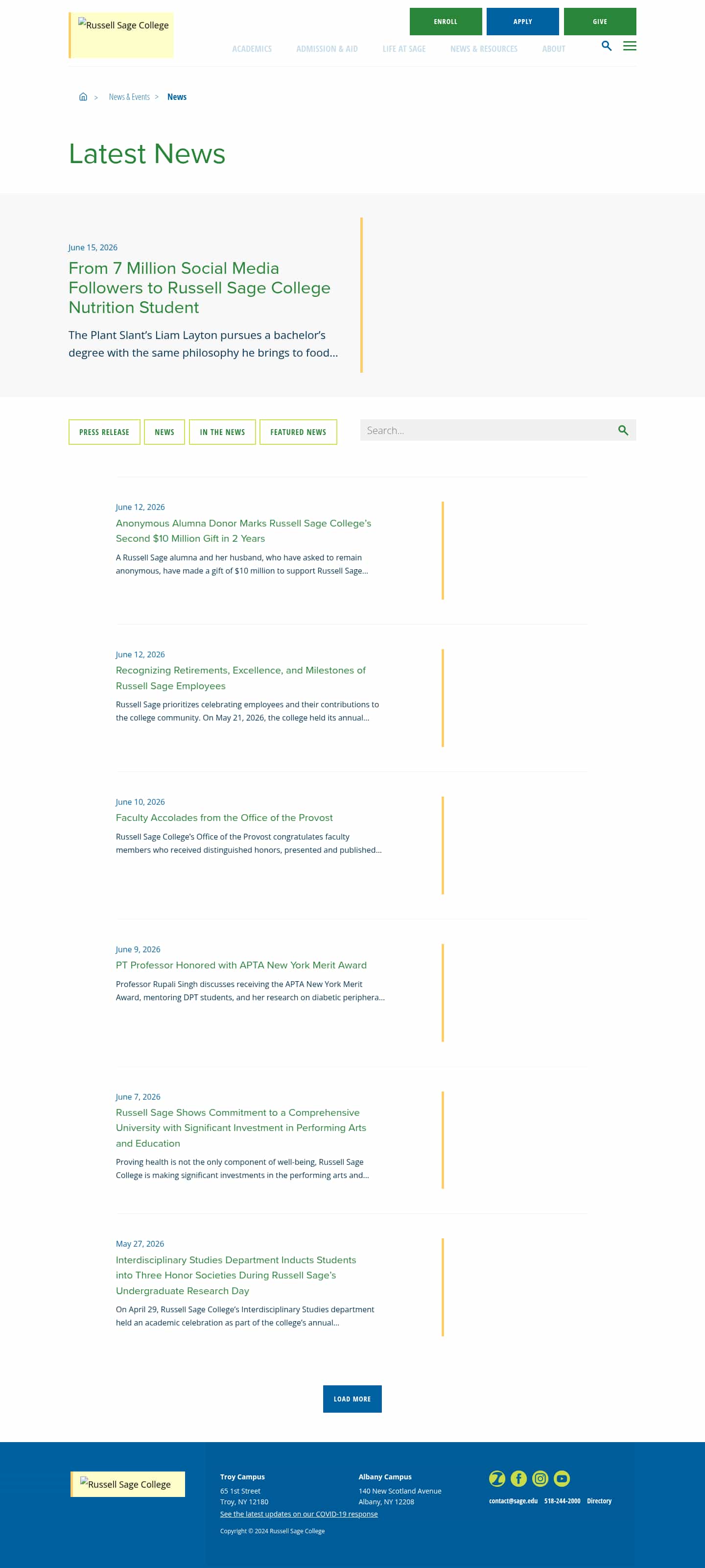 Latest website image capture