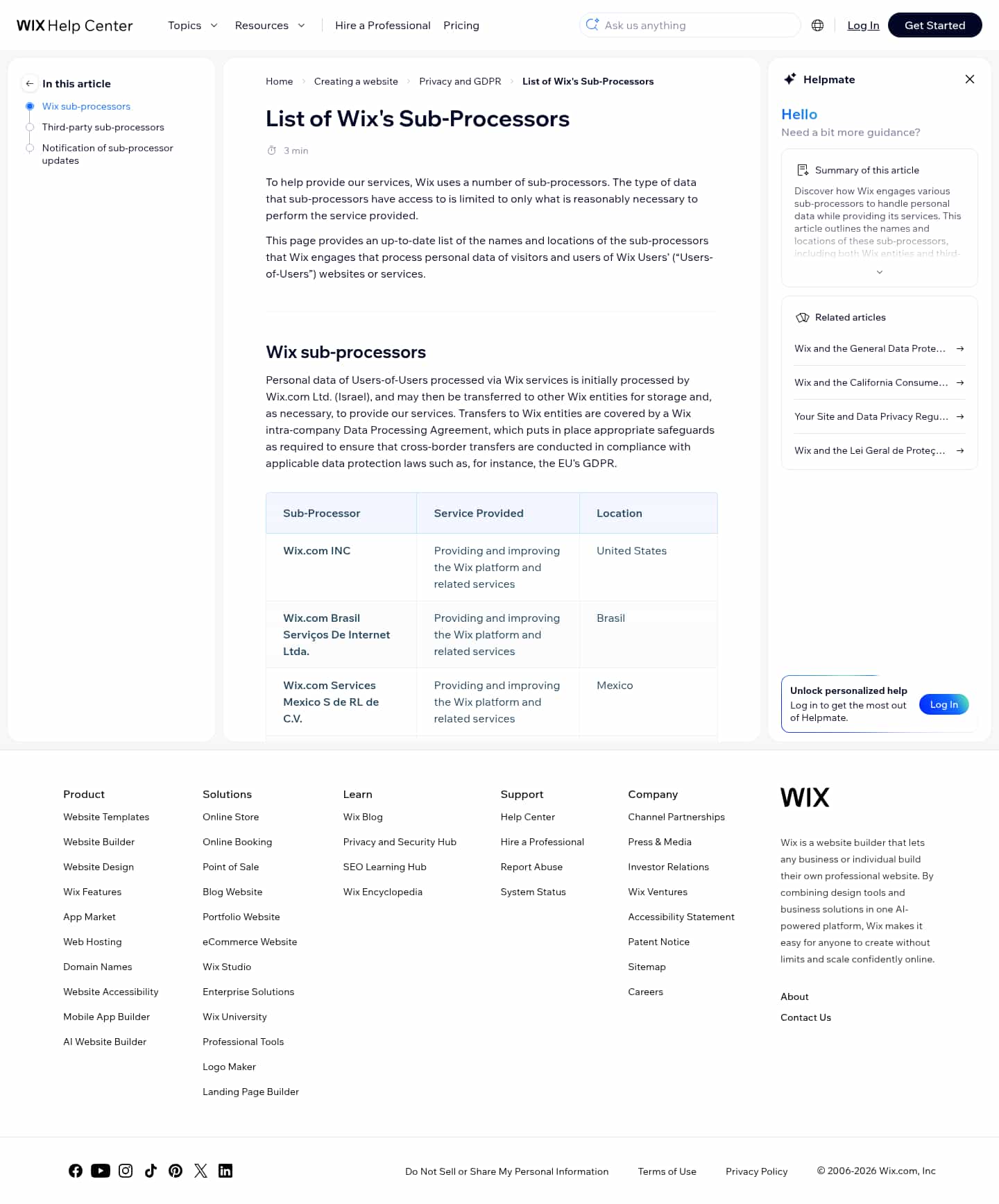 Latest website image capture