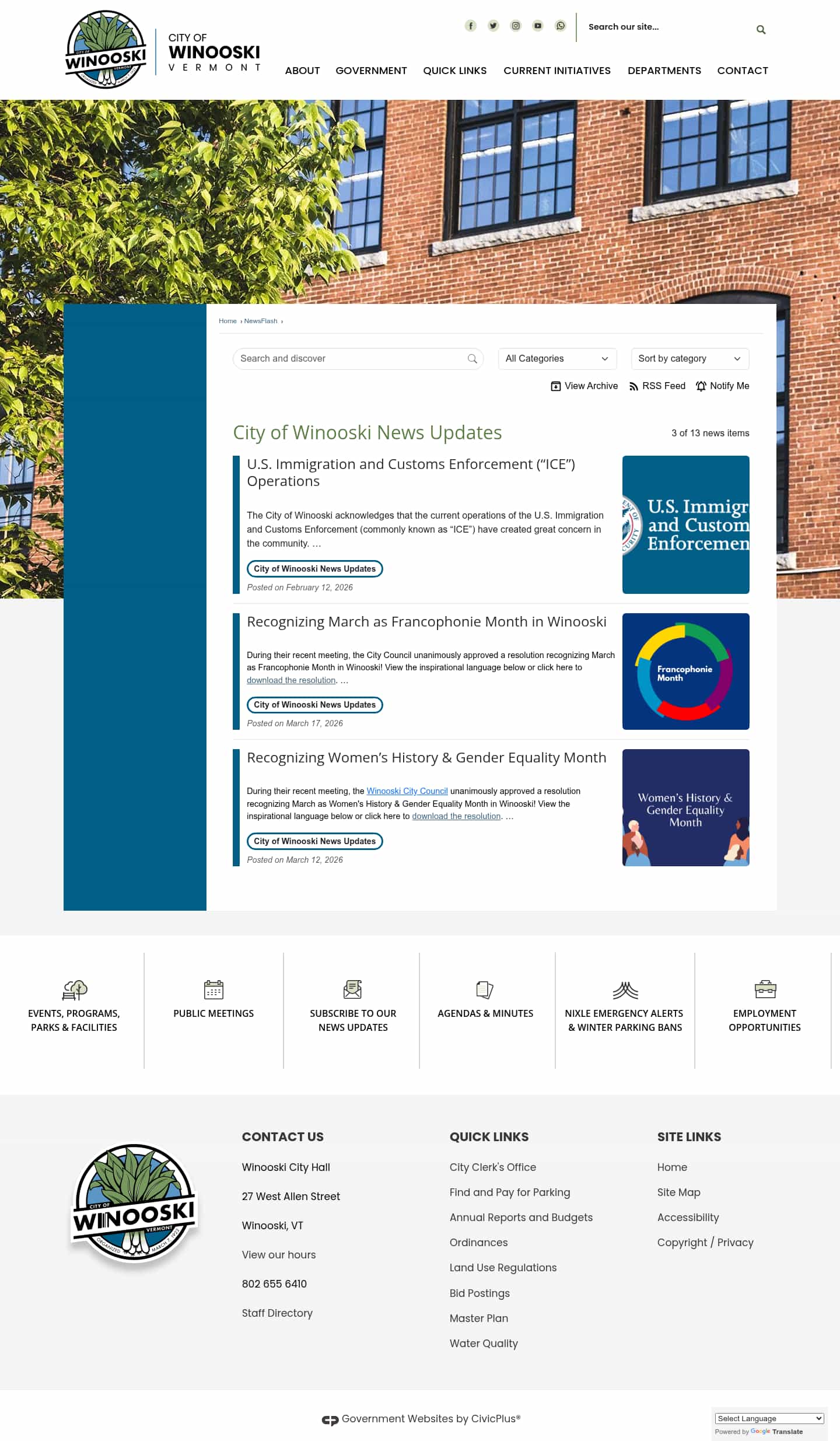 Latest website image capture