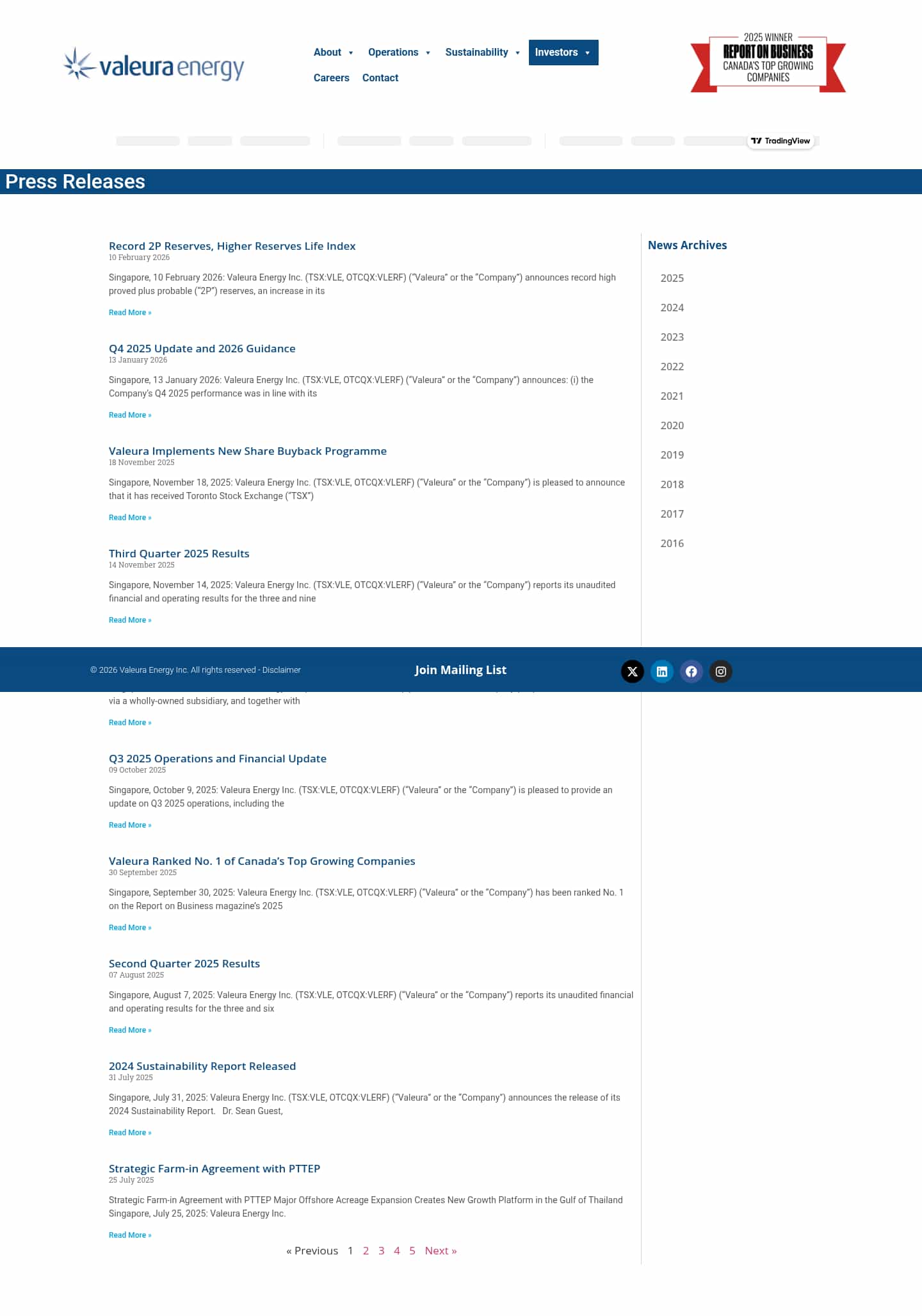 Latest website image capture