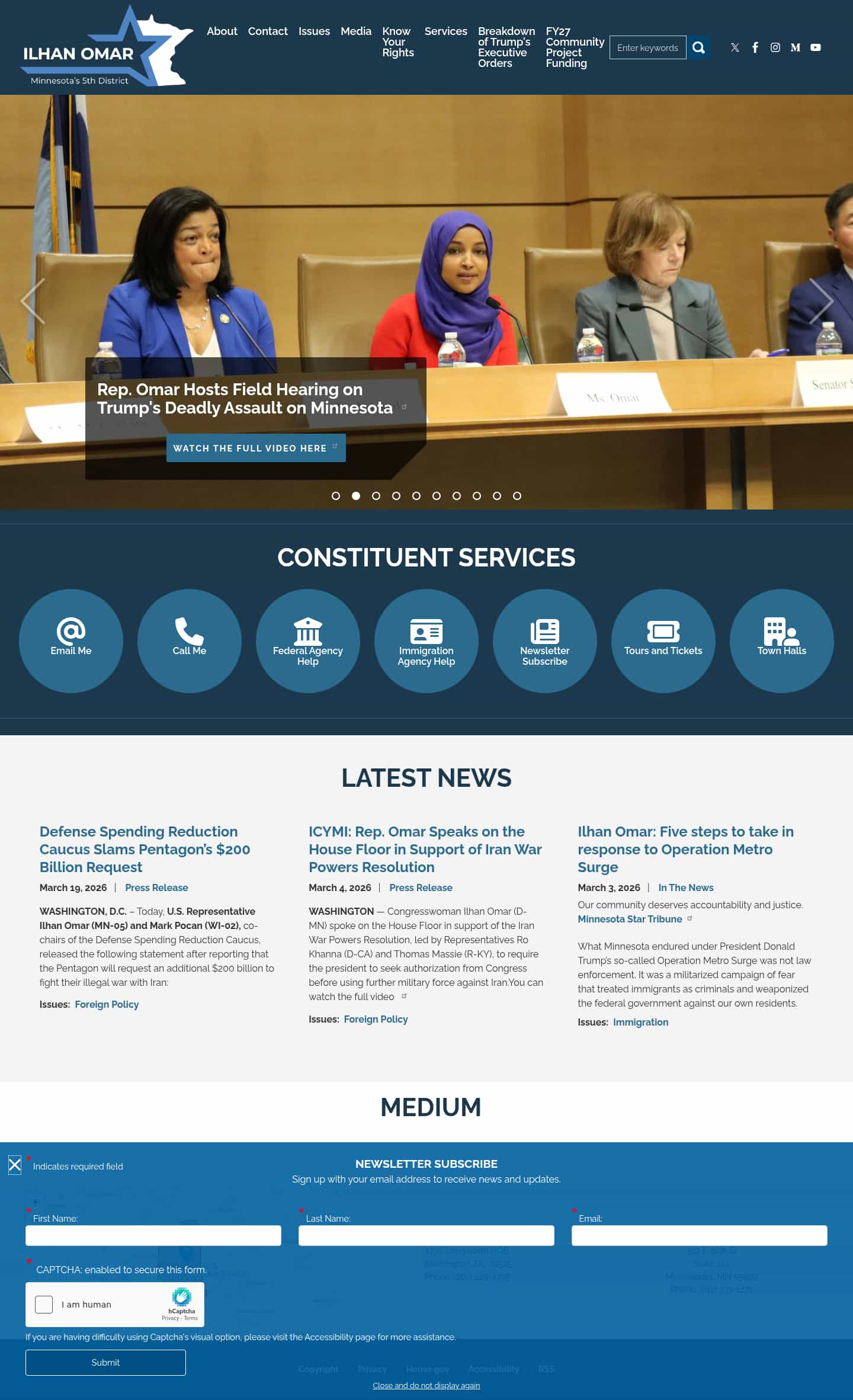 Latest website image capture