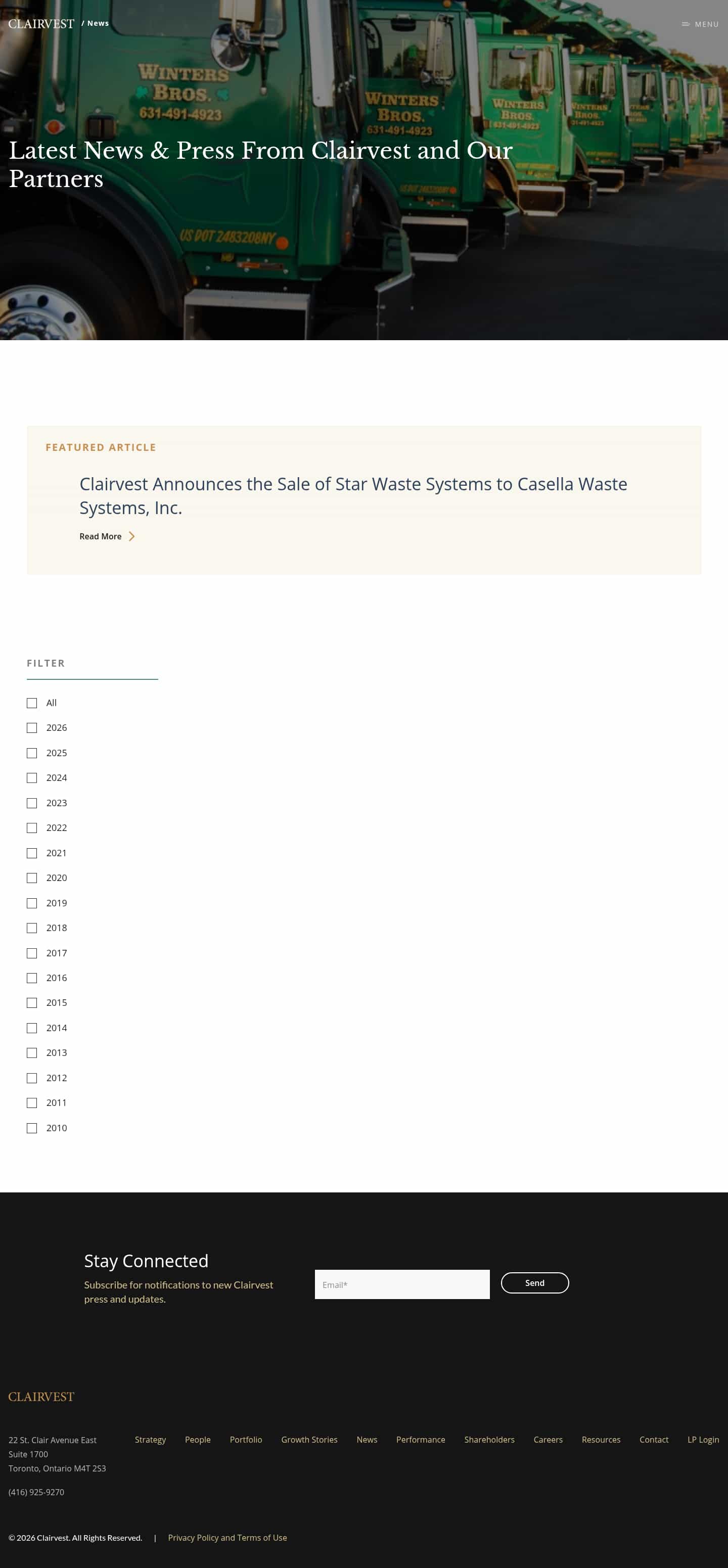 Latest website image capture