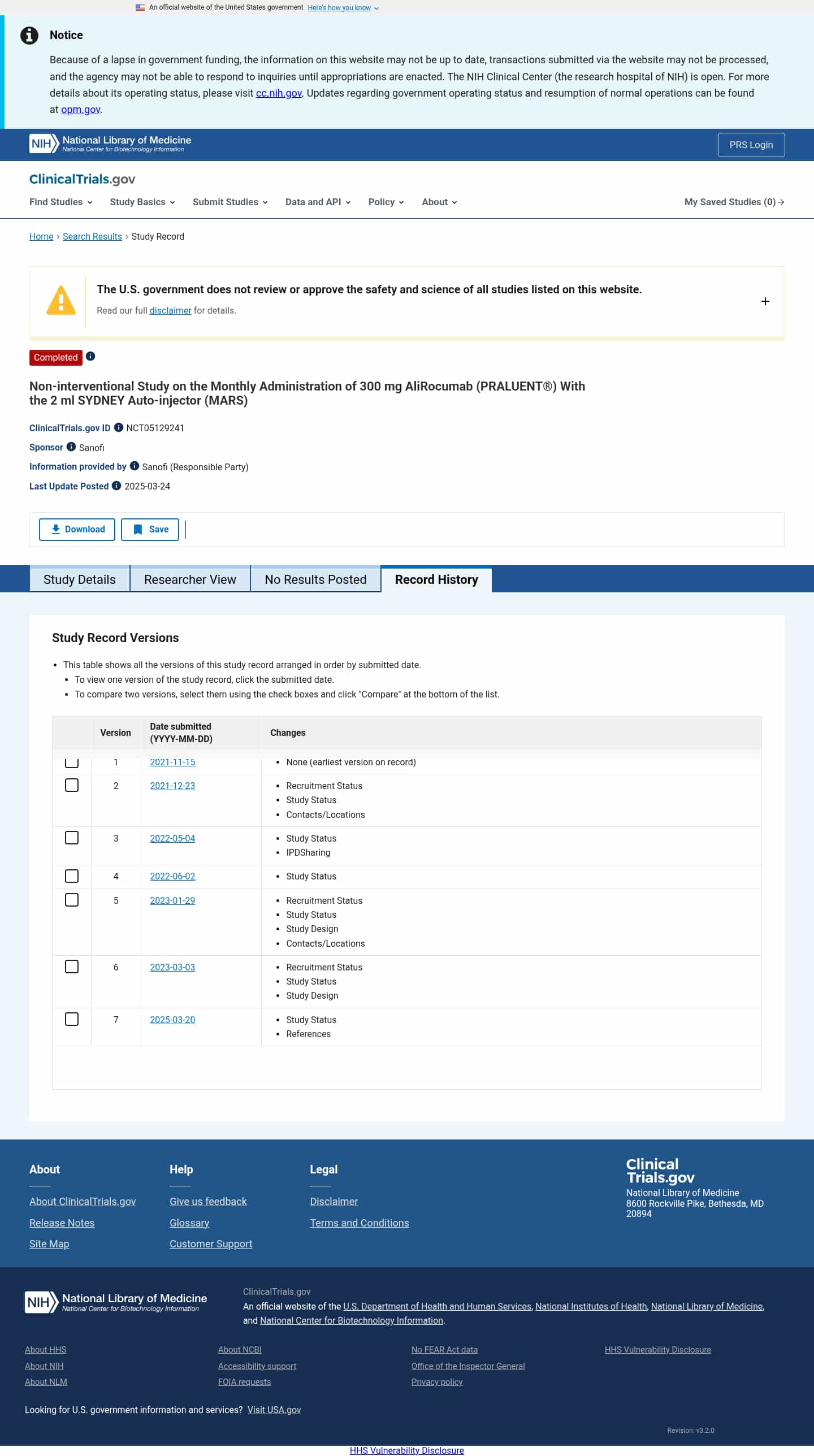 Latest website image capture