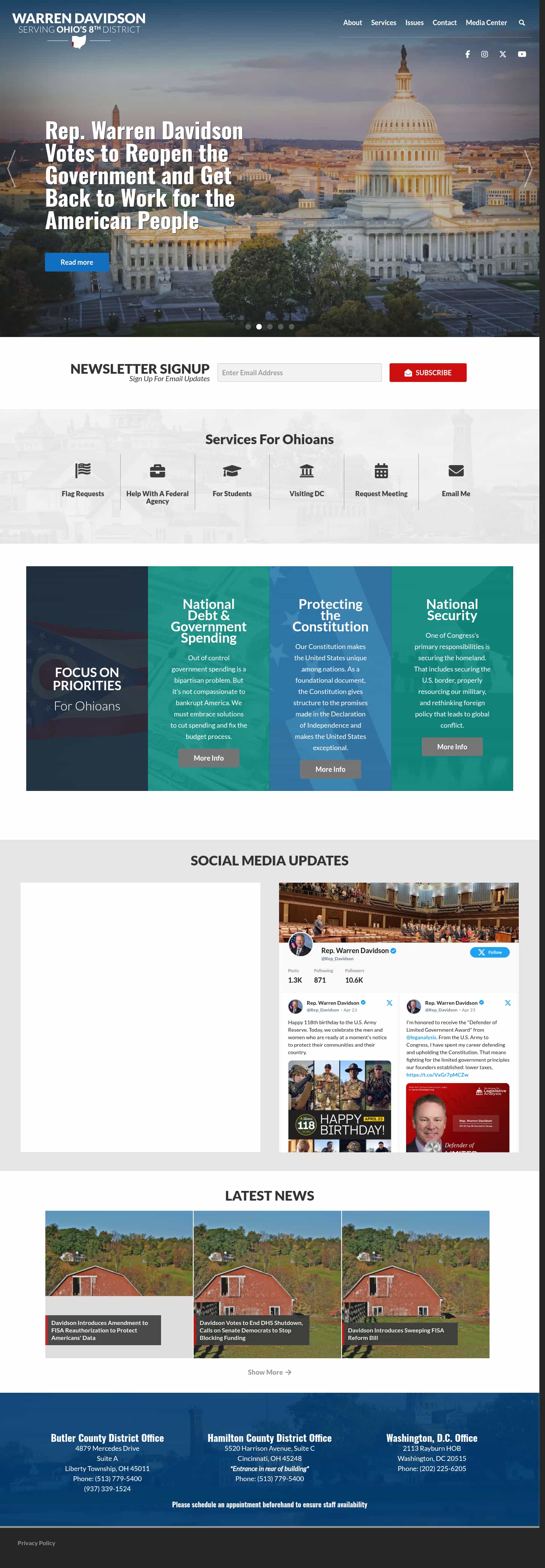 Latest website image capture