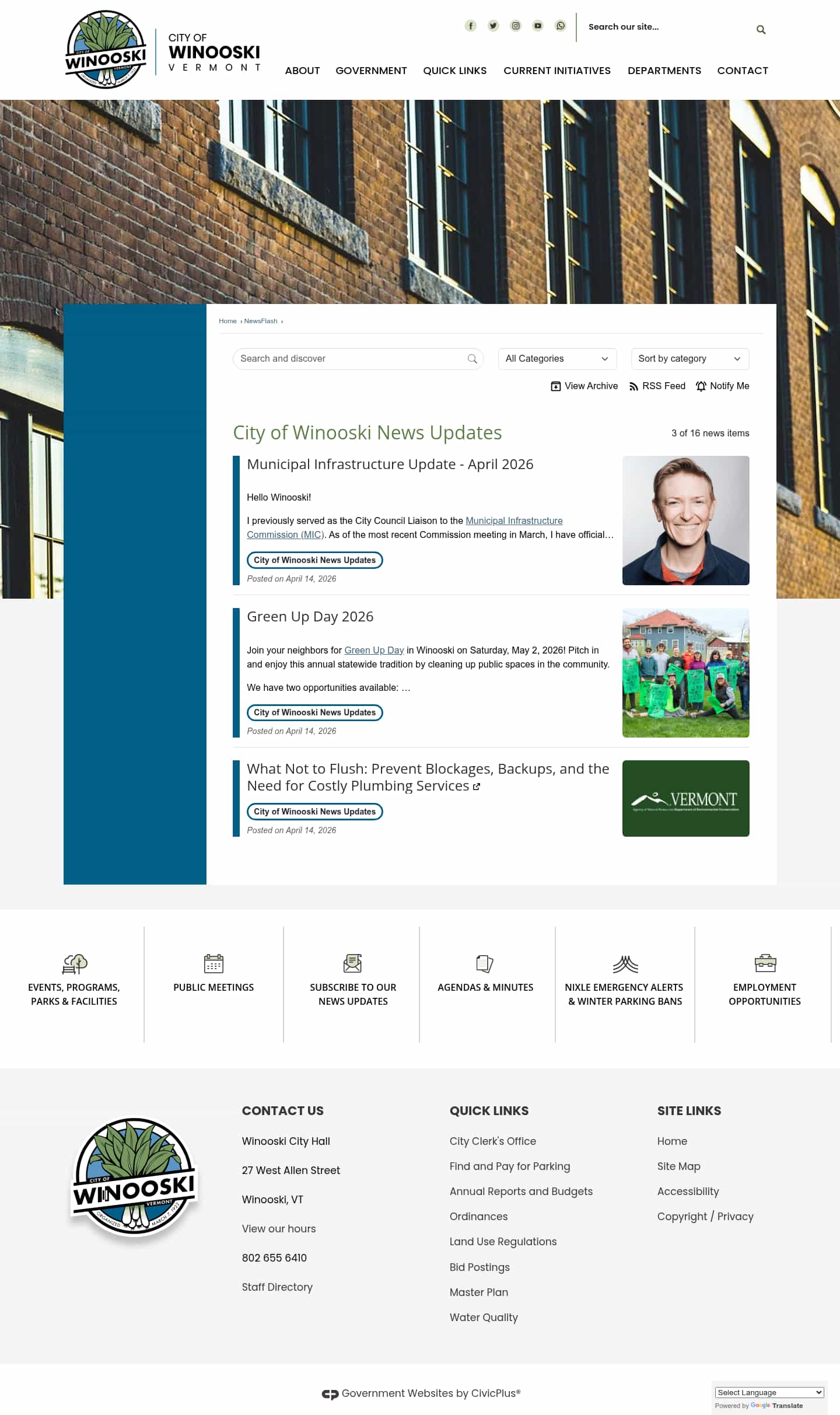 Latest website image capture