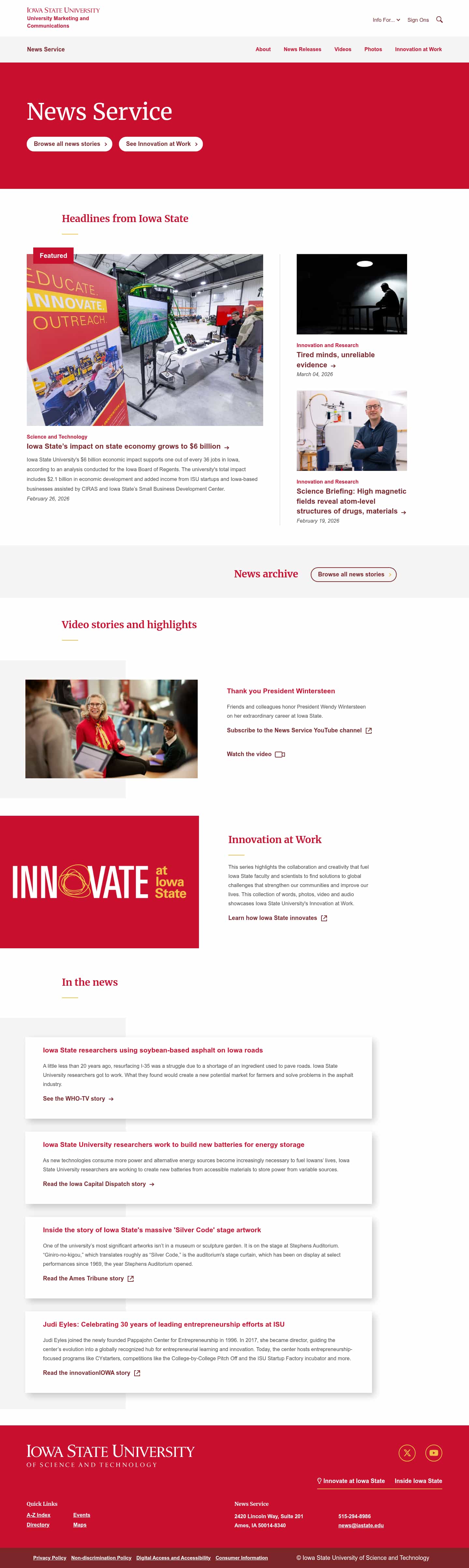 Latest website image capture