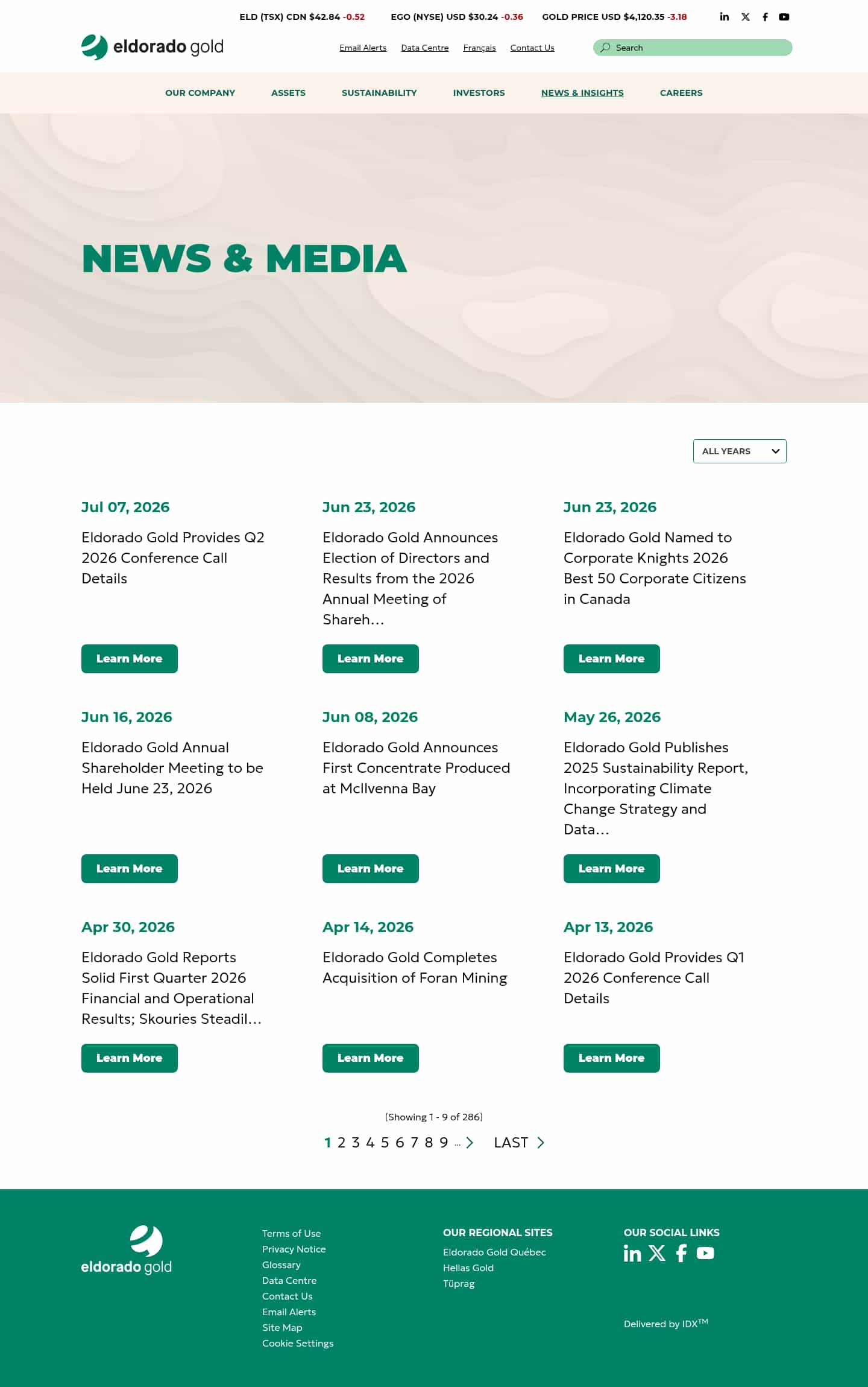 Latest website image capture