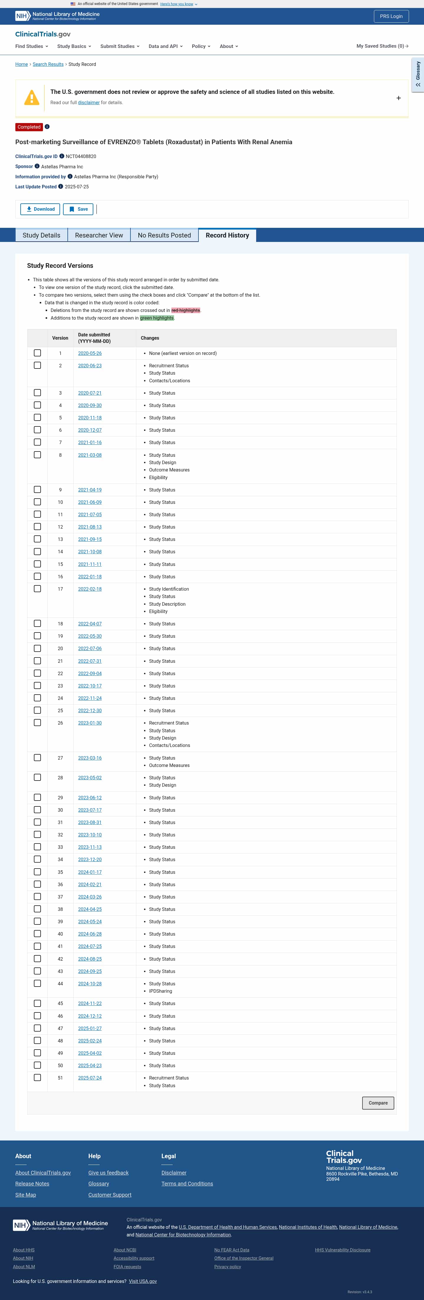 Latest website image capture