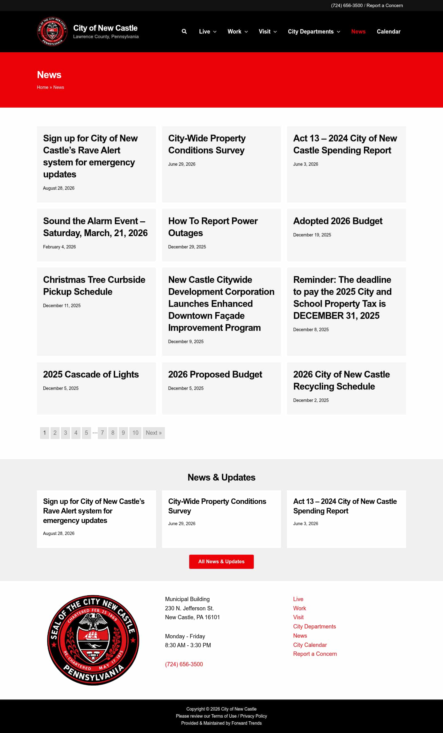 Latest website image capture