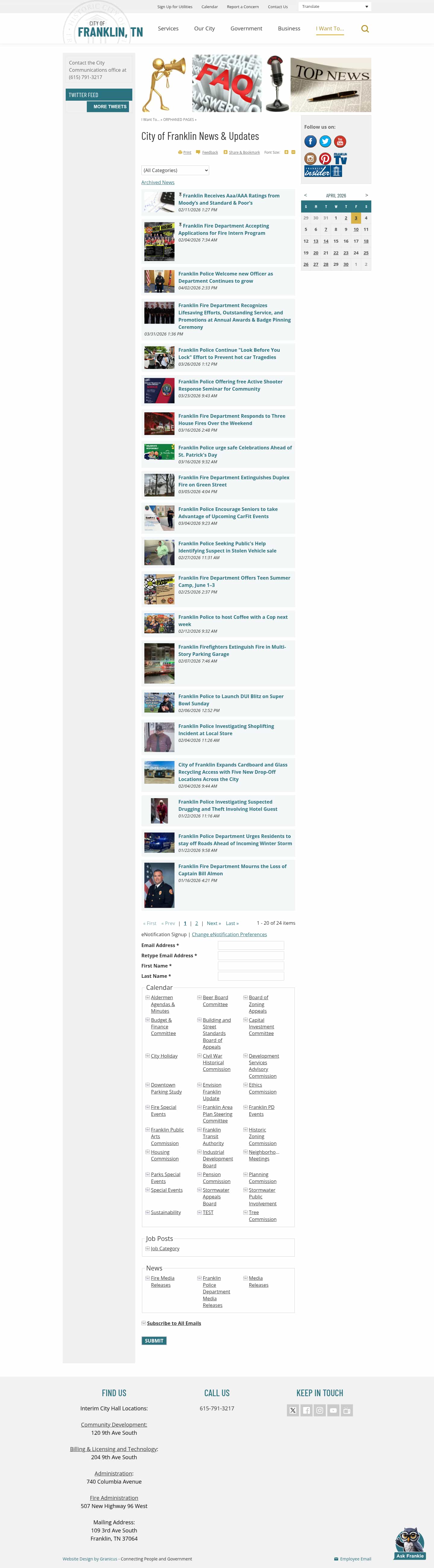 Latest website image capture