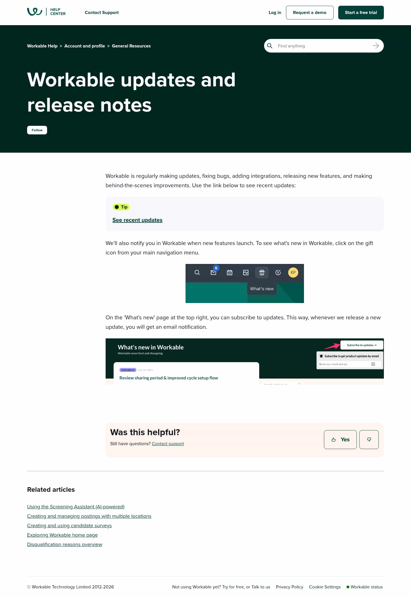 Latest website image capture