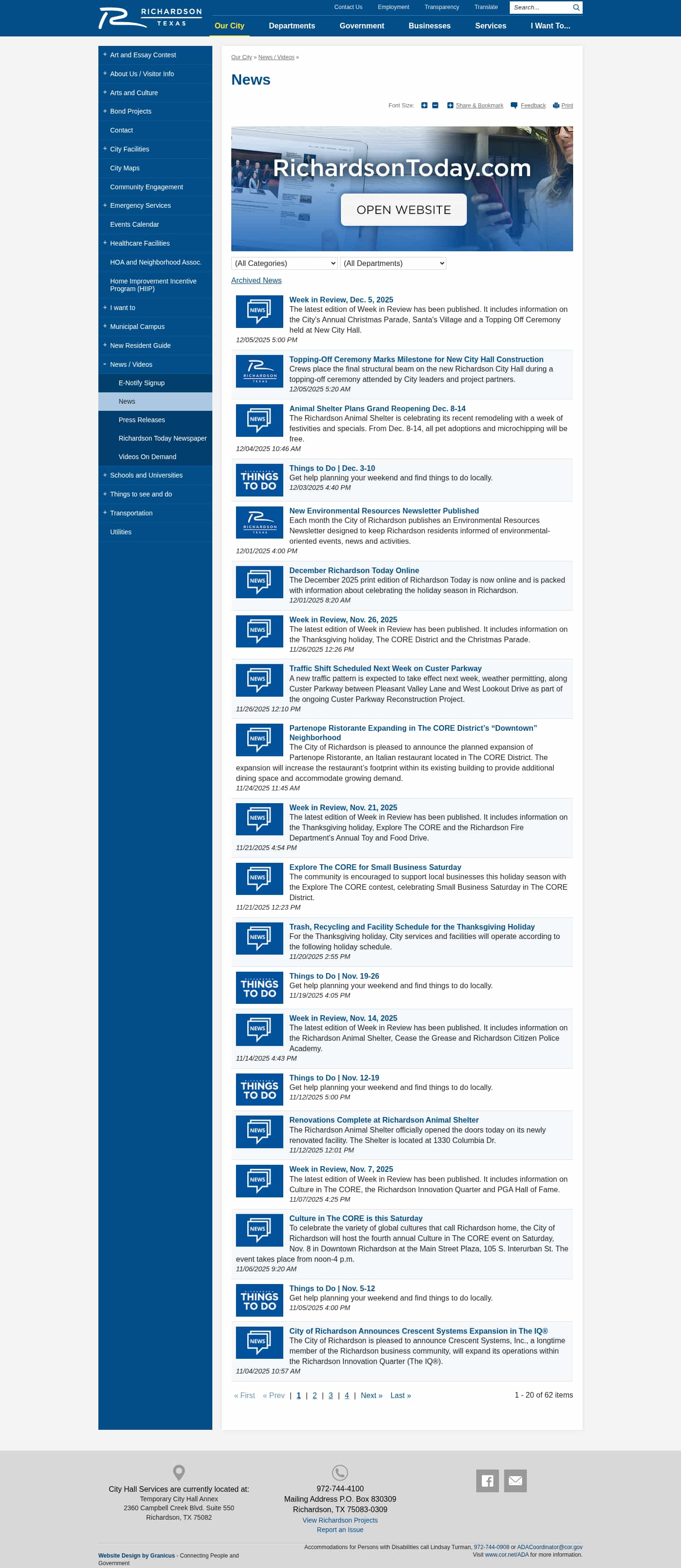 Latest website image capture