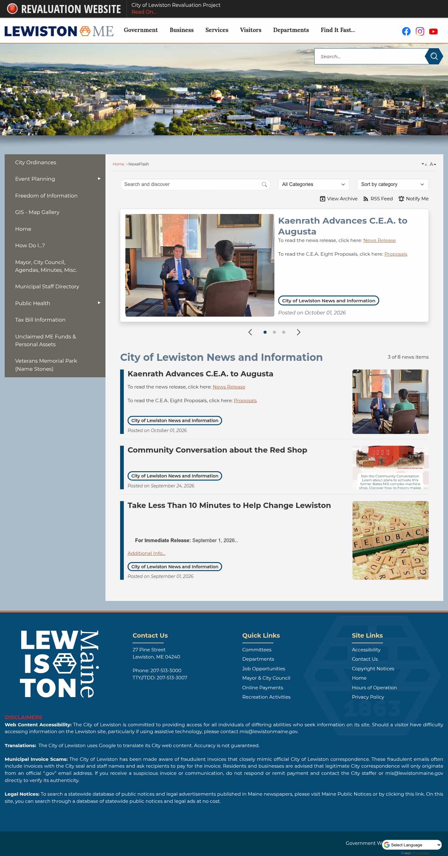 Latest website image capture