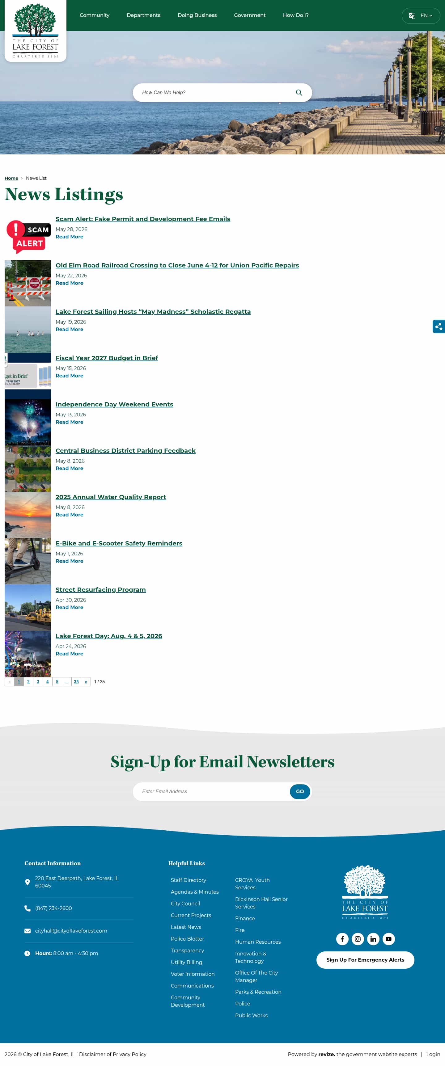 Latest website image capture