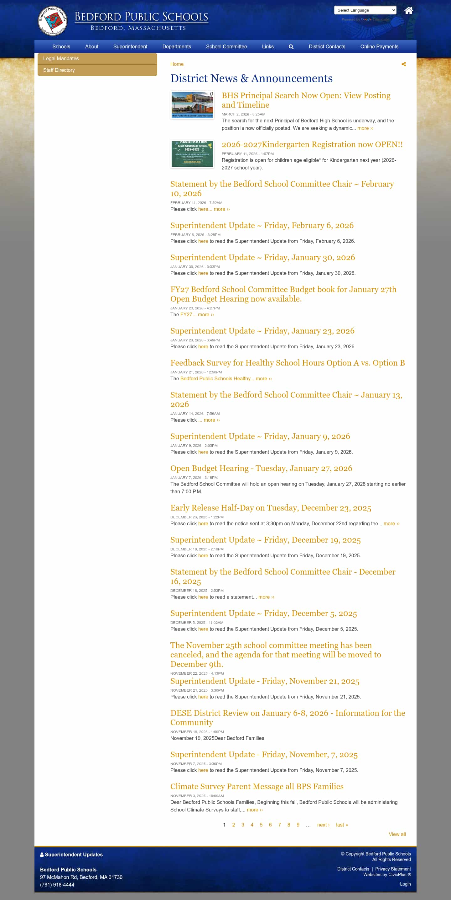 Latest website image capture