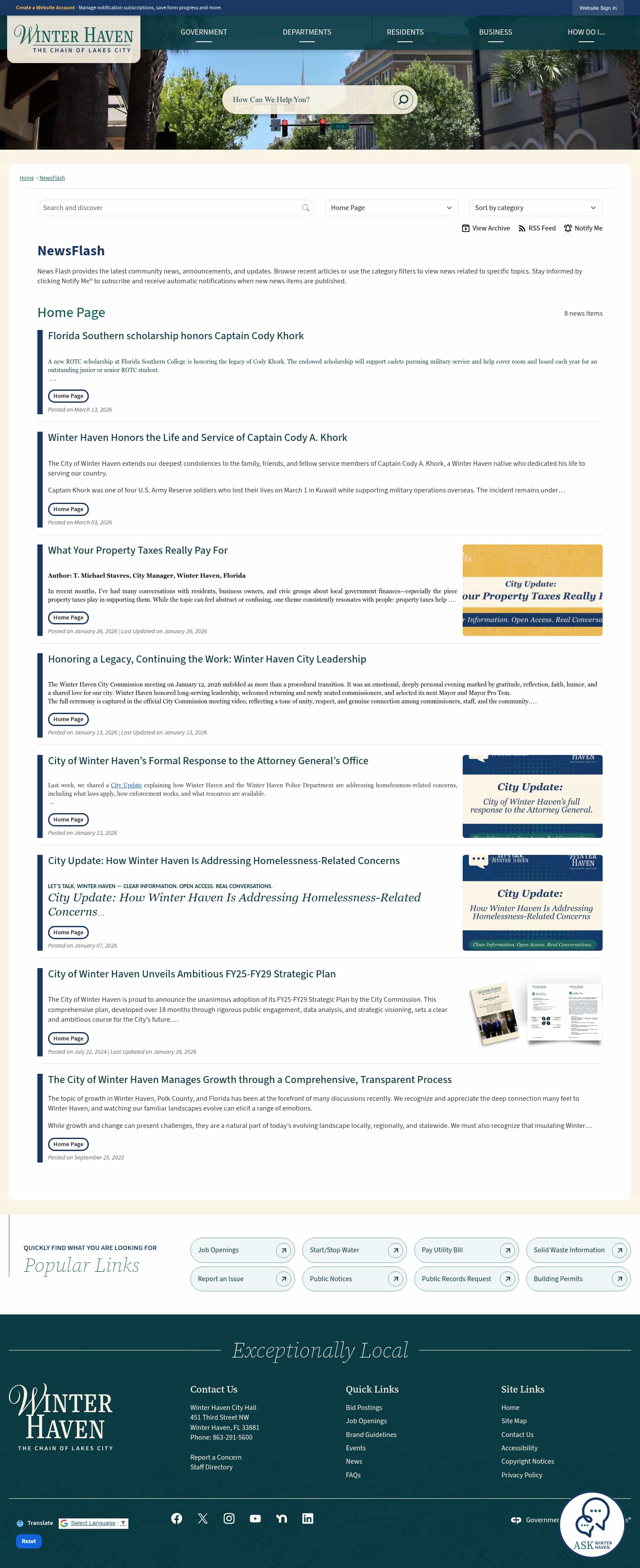 Latest website image capture
