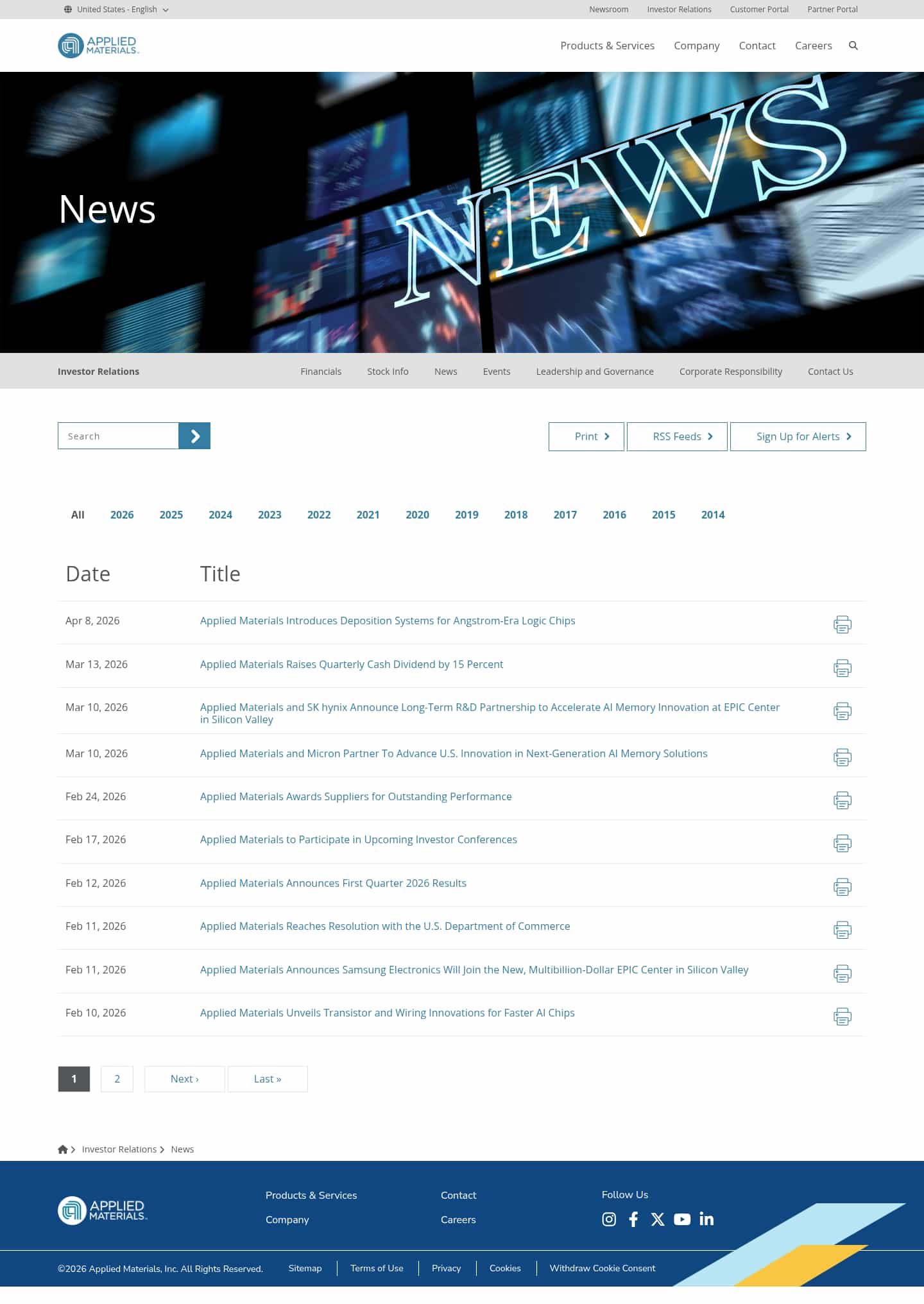 Latest website image capture