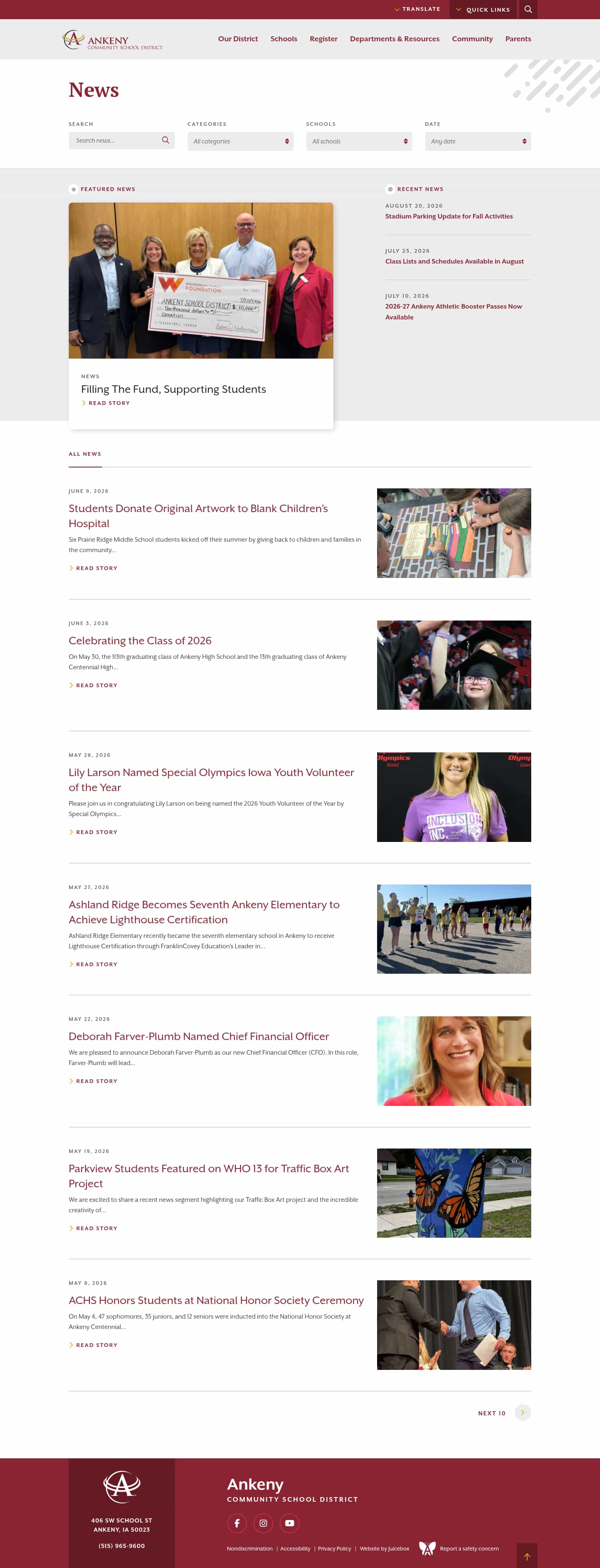 Latest website image capture