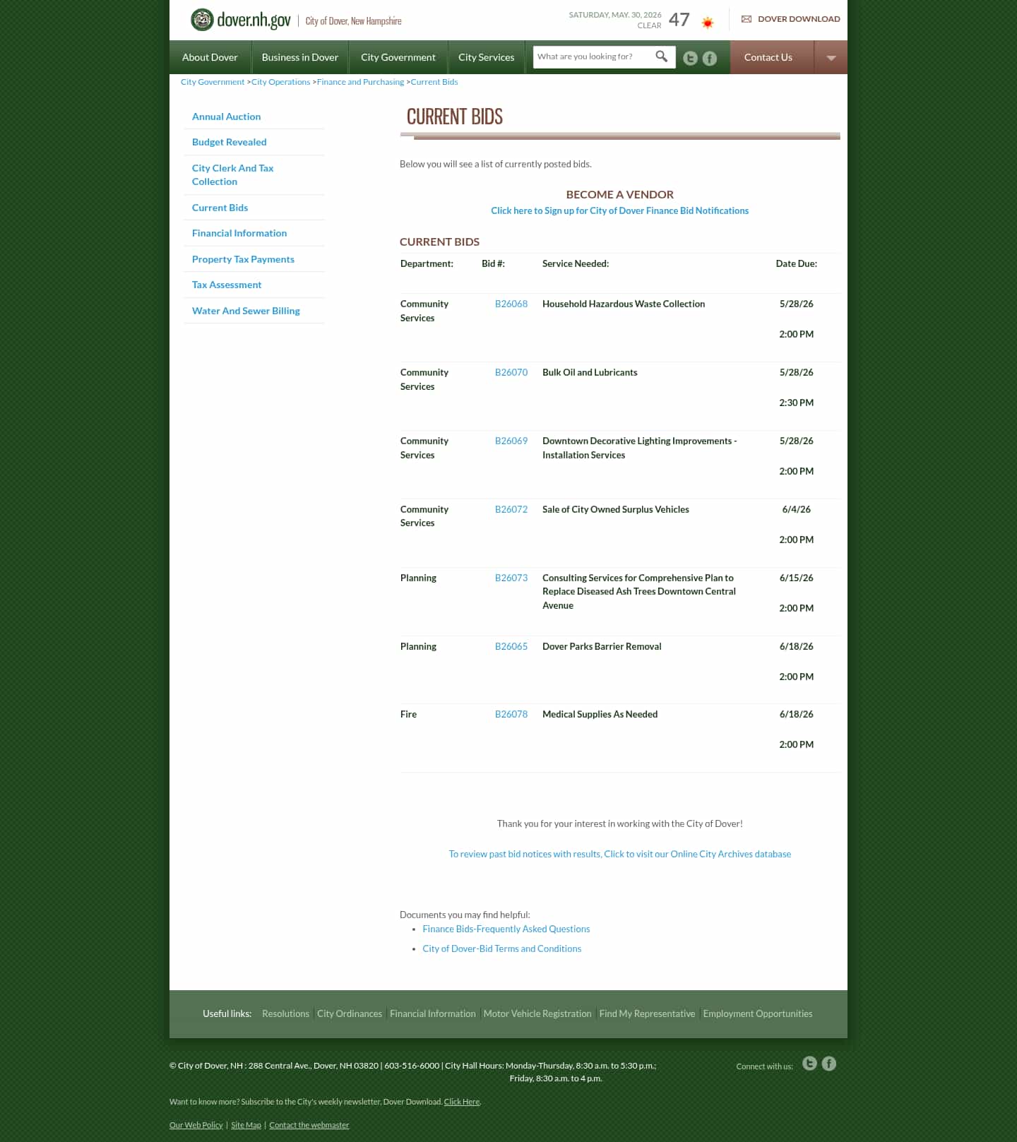 Latest website image capture