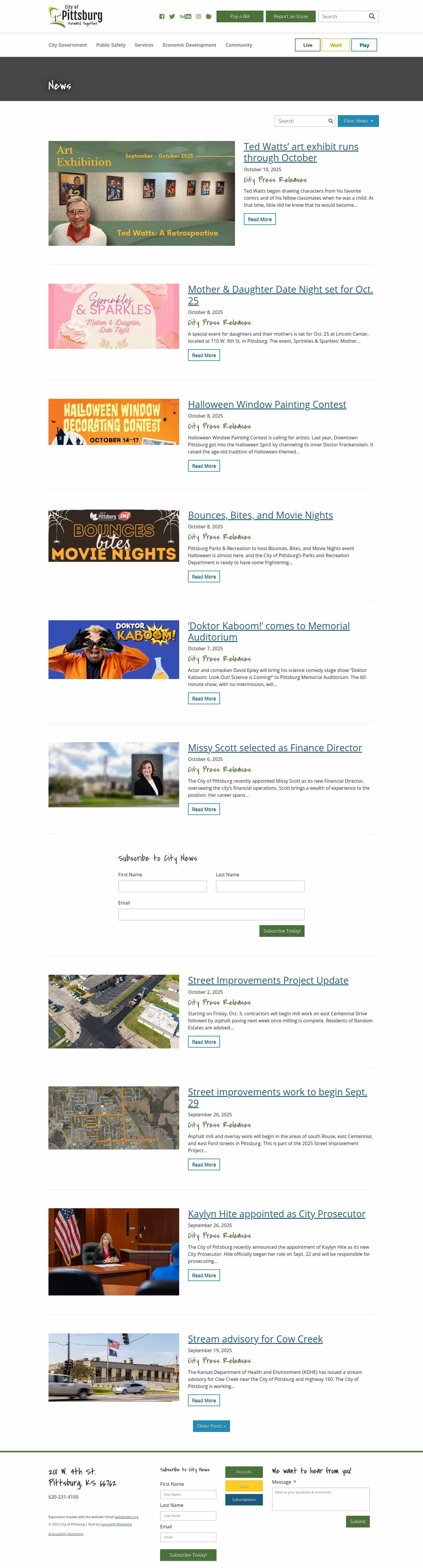 Latest website image capture