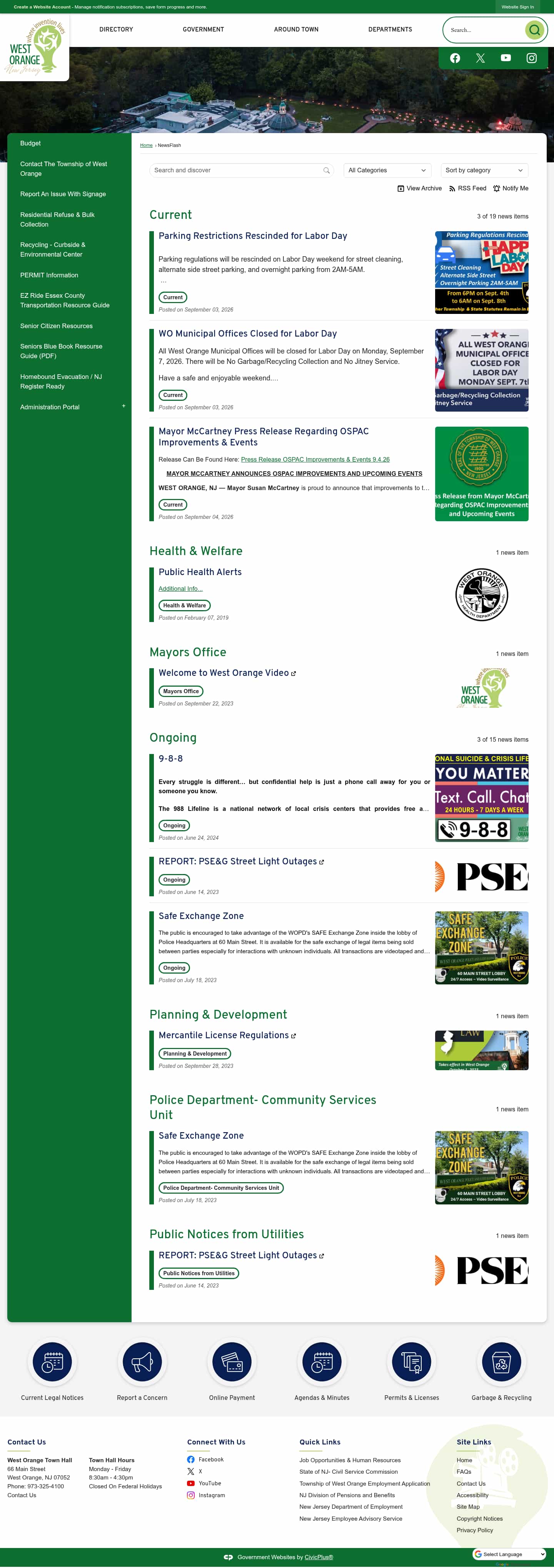 Latest website image capture
