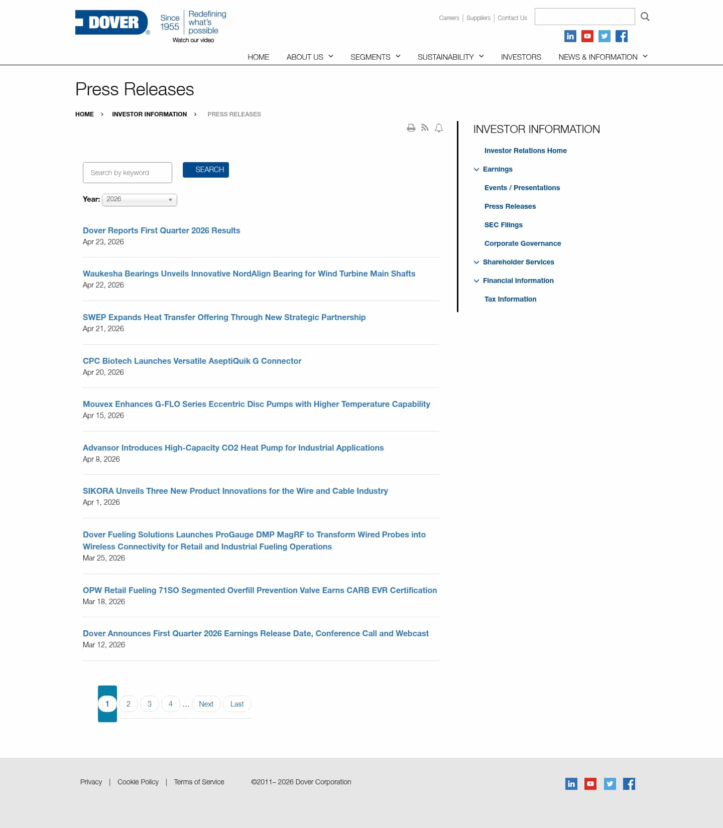 Latest website image capture