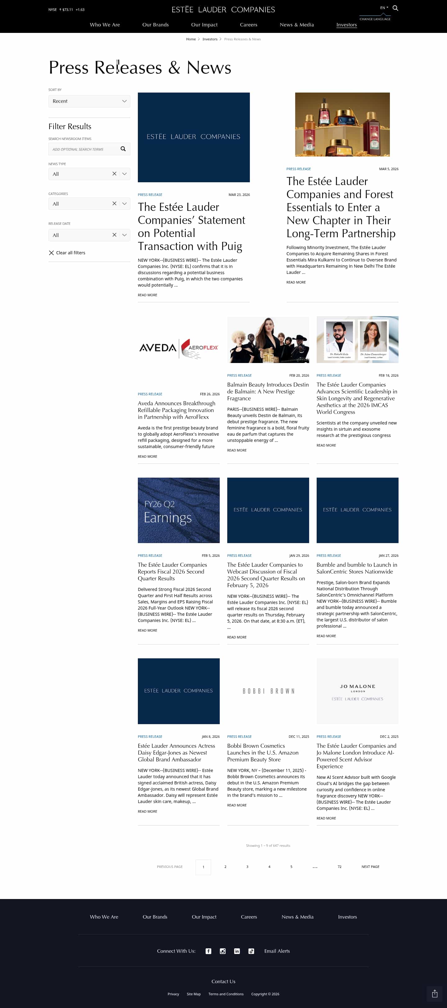 Latest website image capture