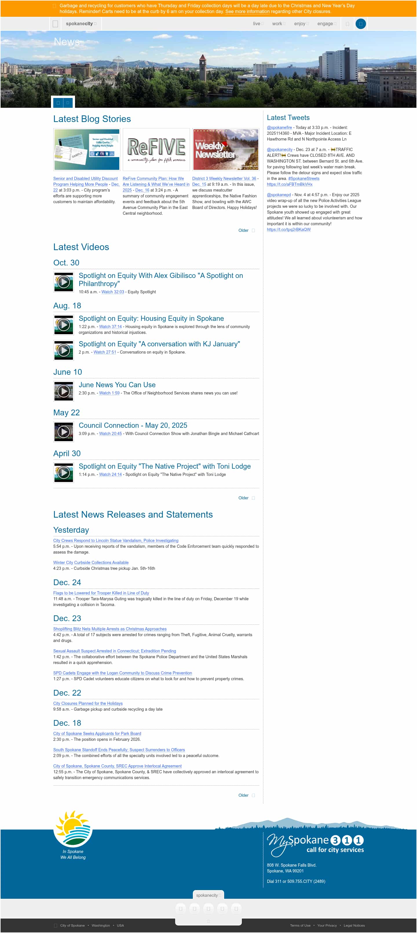 Latest website image capture