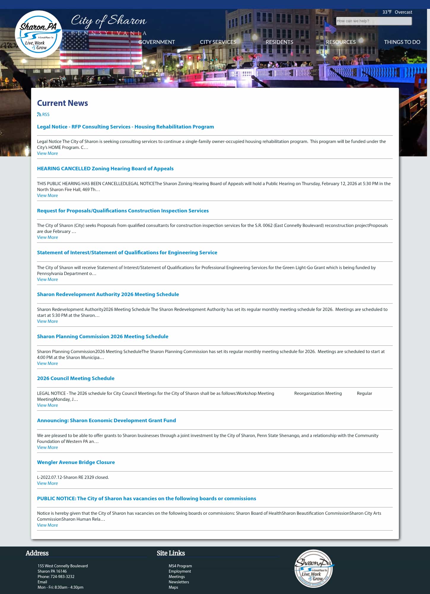Latest website image capture