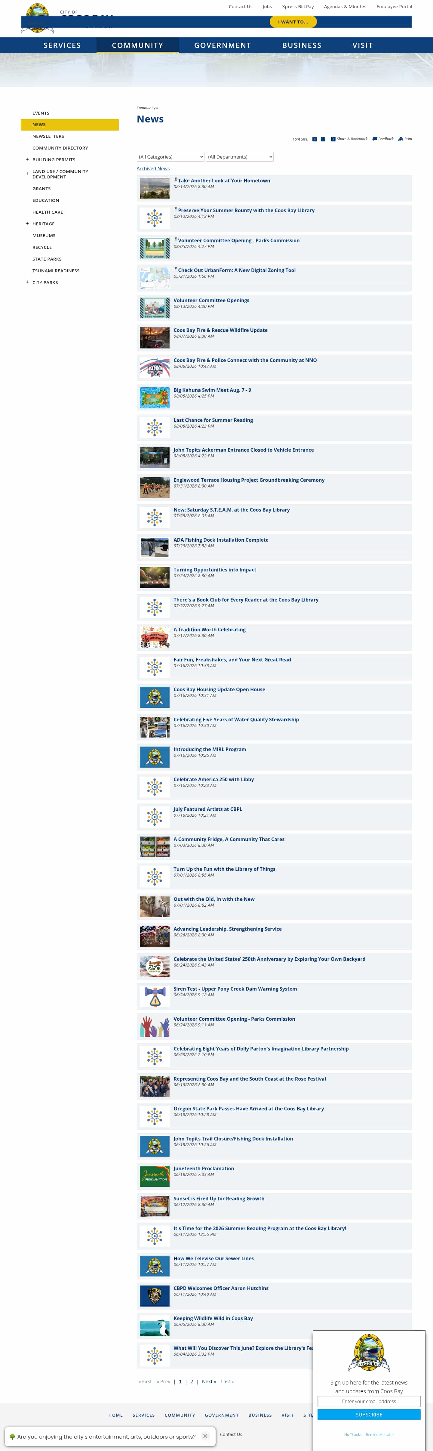 Latest website image capture