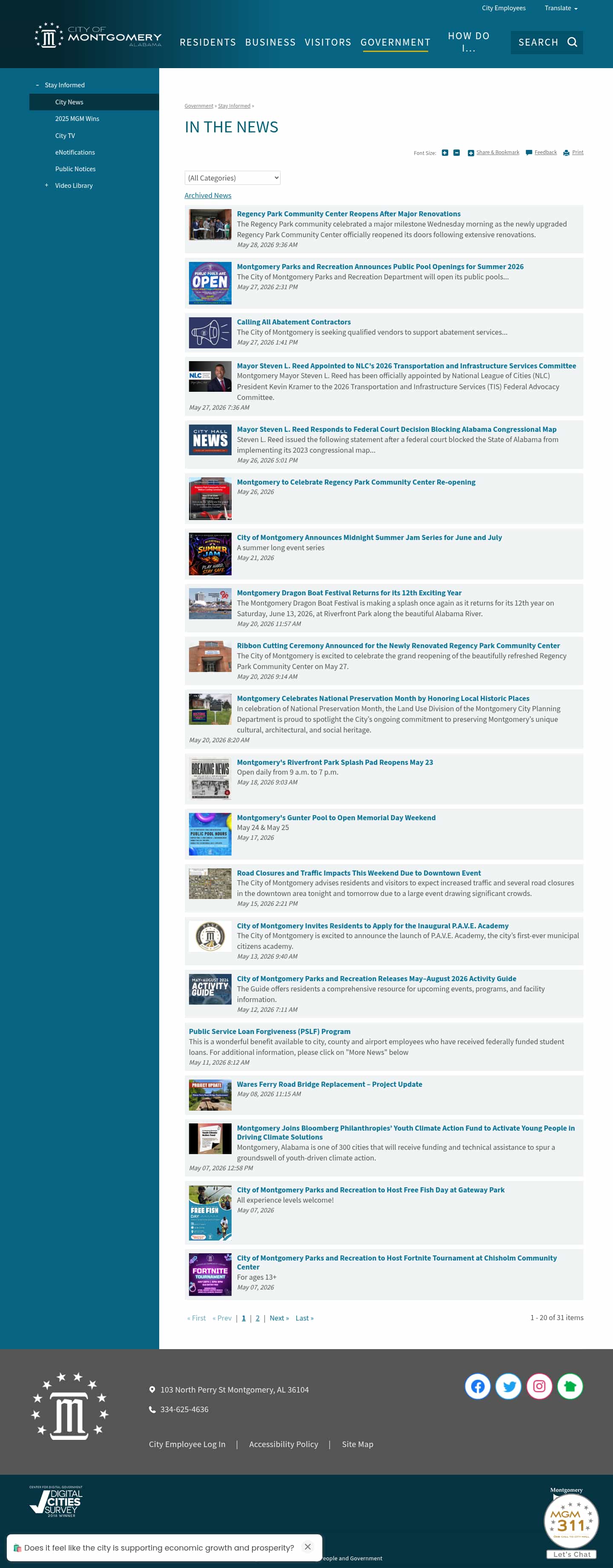 Latest website image capture