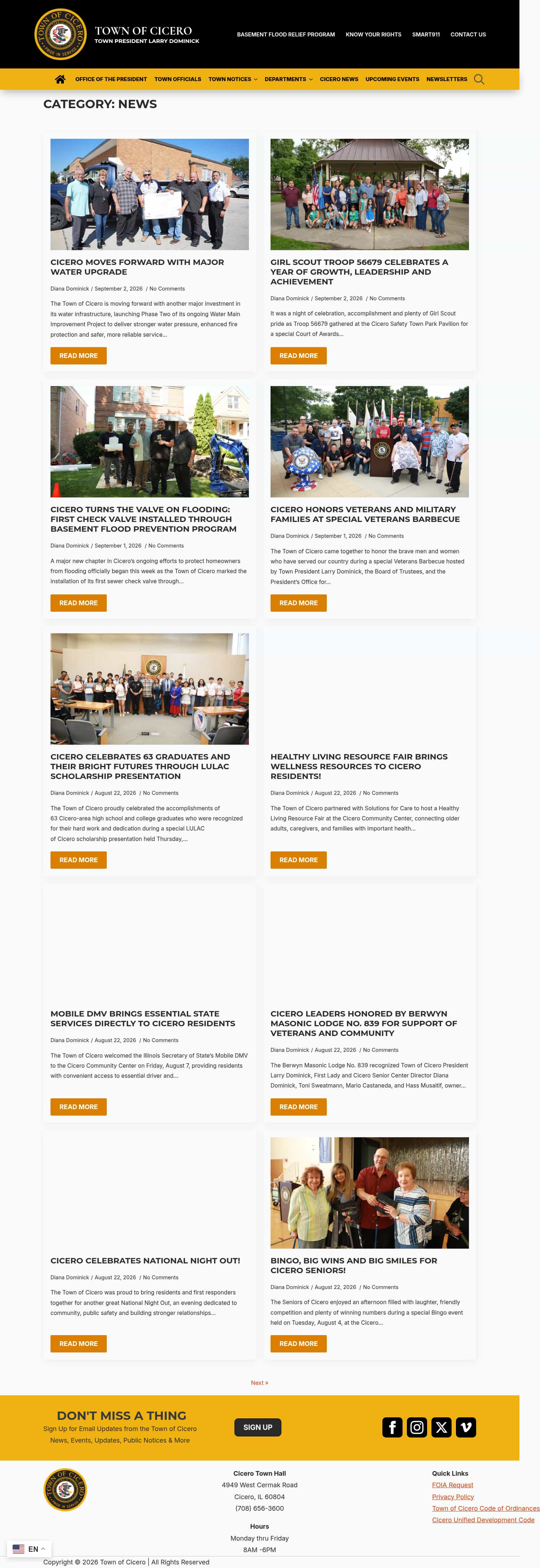 Latest website image capture