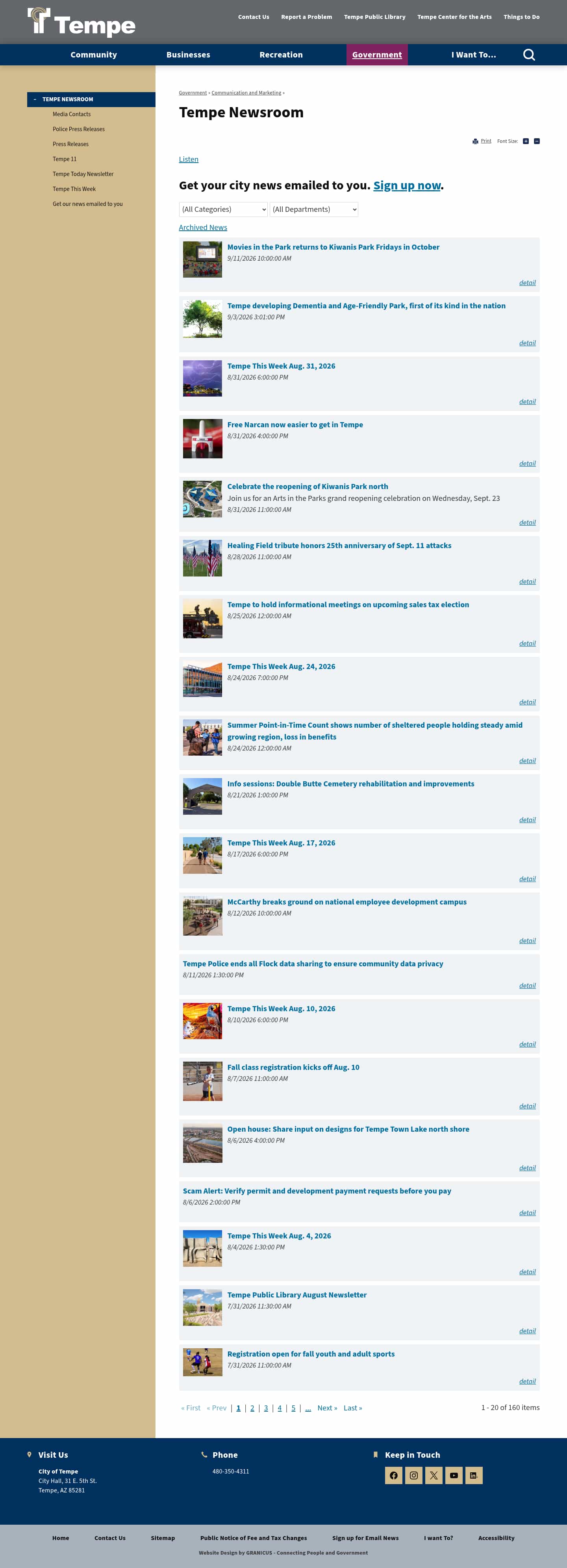 Latest website image capture
