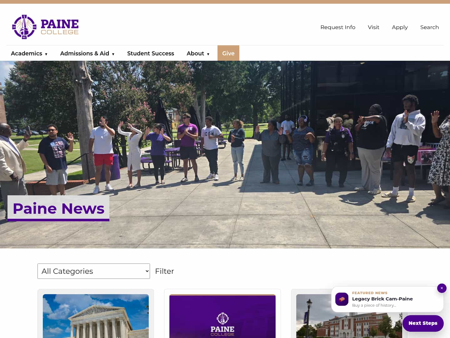 Latest website image capture