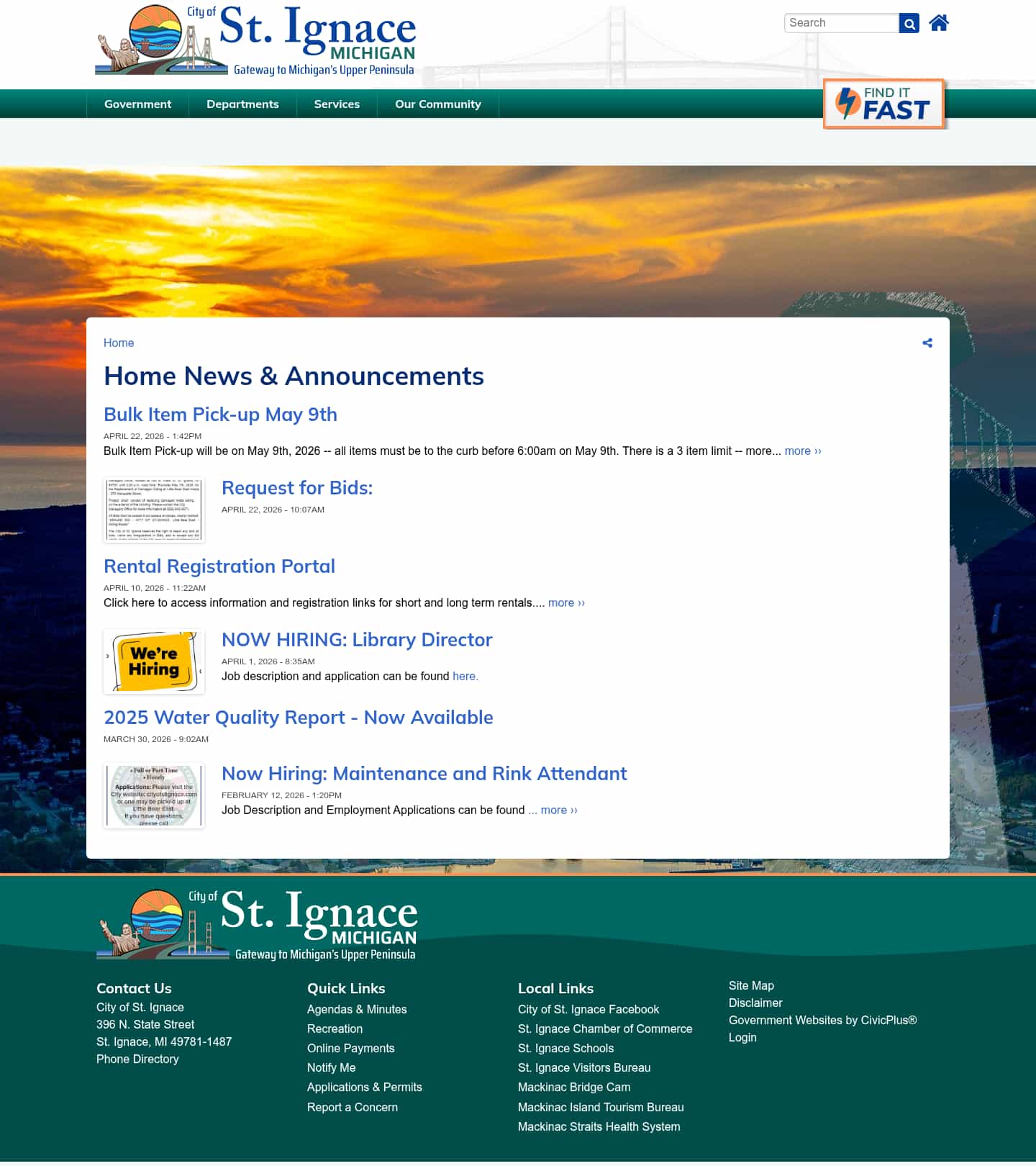 Latest website image capture