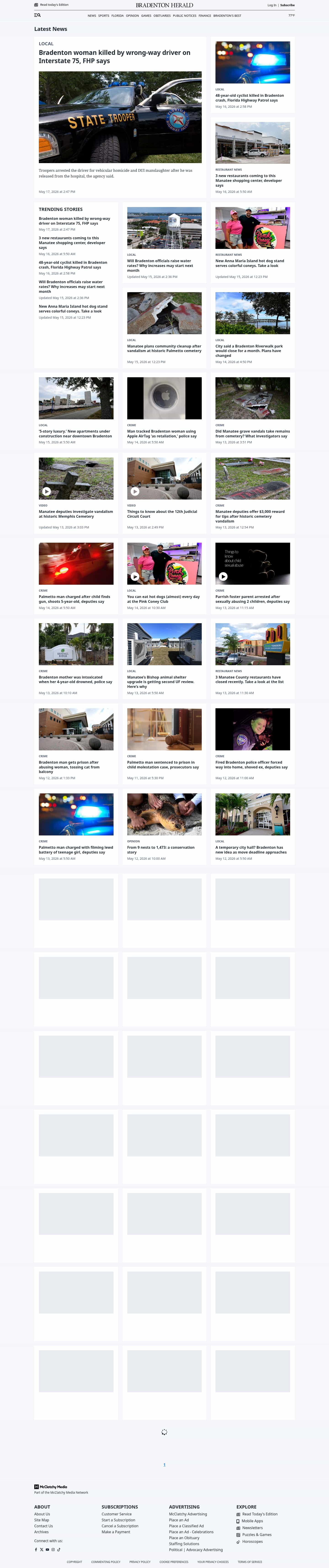 Latest website image capture