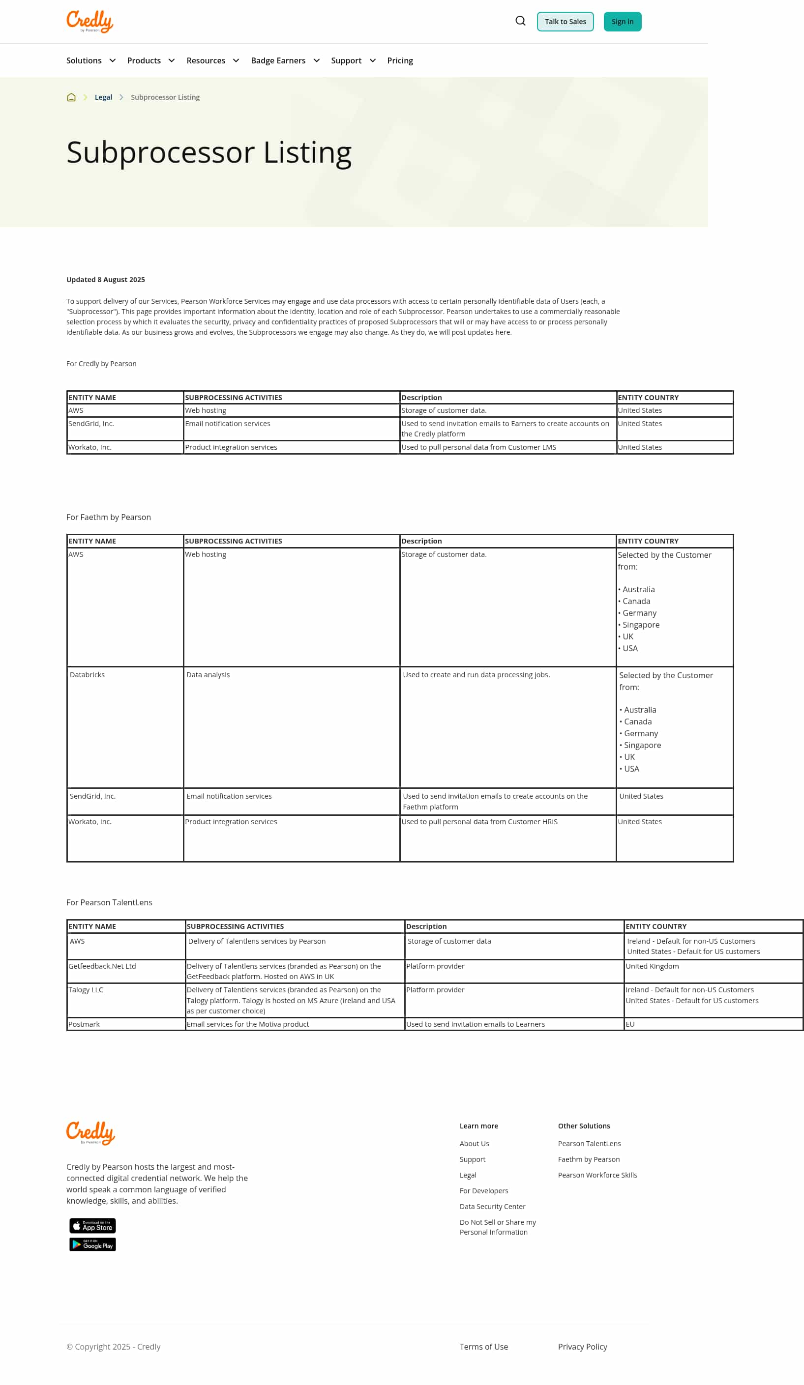 Latest website image capture