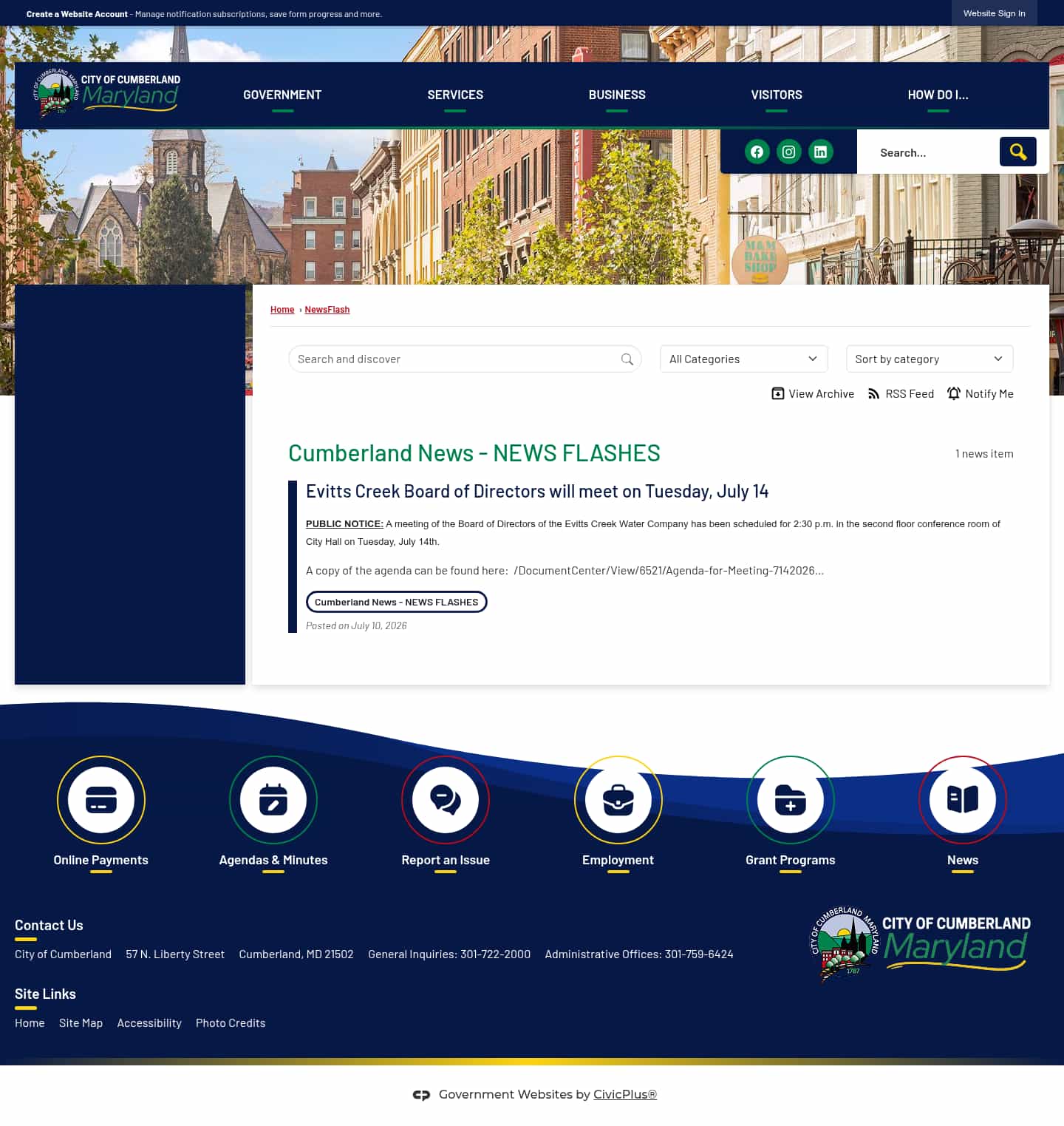 Latest website image capture